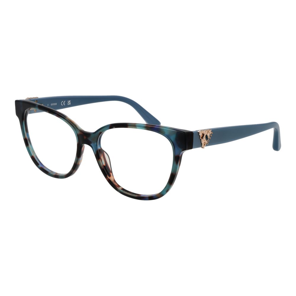 Blue Women Glasses Frame Guess
