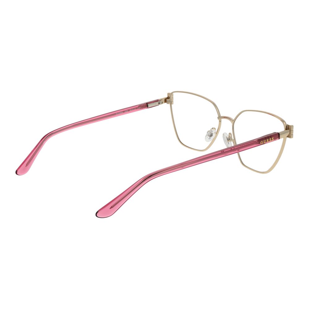 Gold Women Glasses Frame Guess