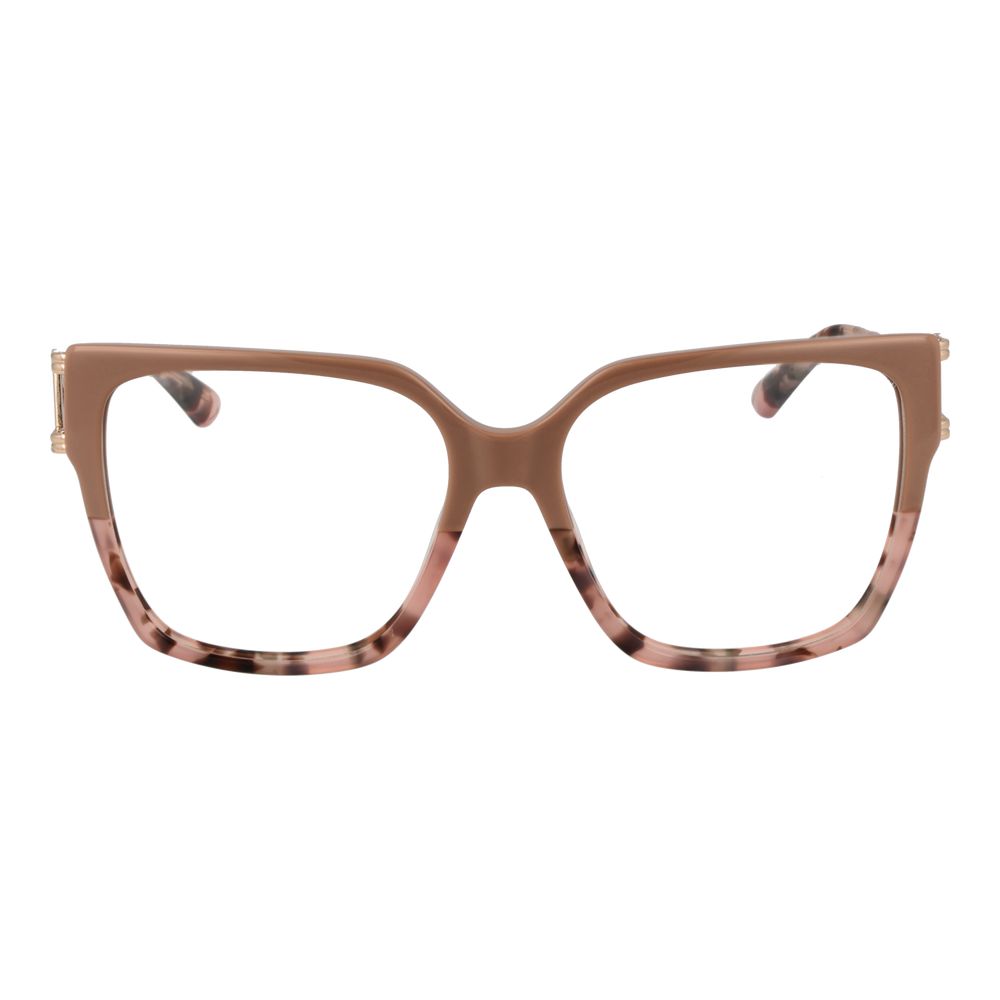 Beige Women Glasses Frame Guess