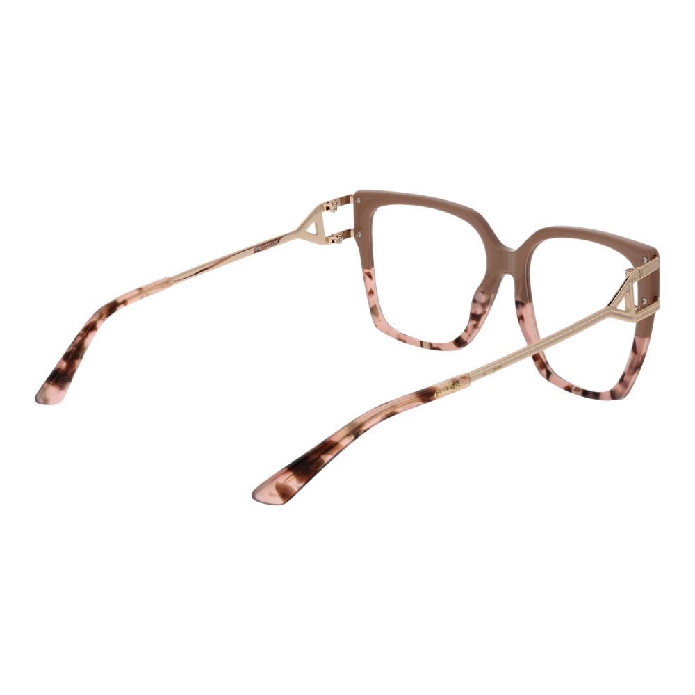 Beige Women Glasses Frame Guess