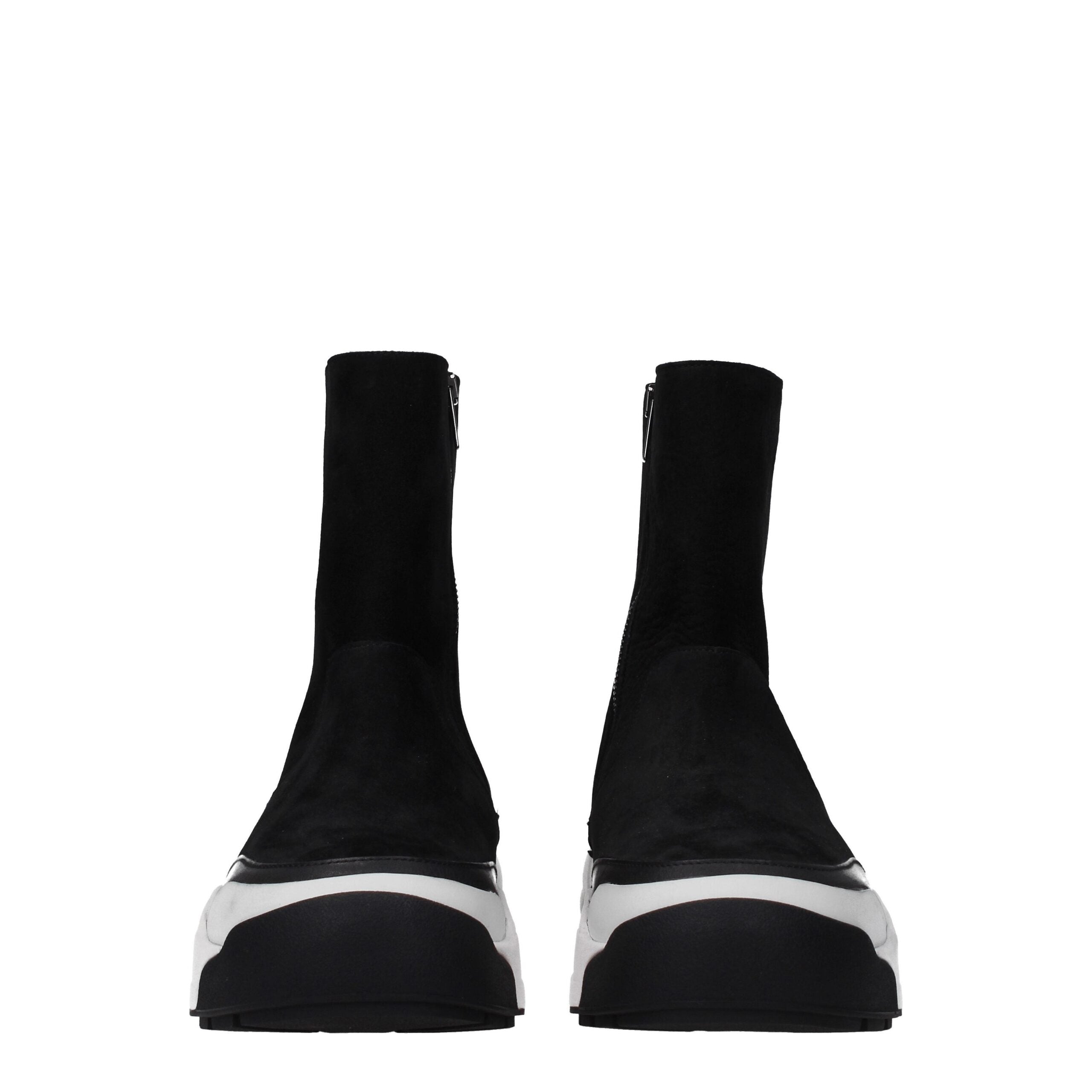 Black Leather Ankle Boots Kenzo