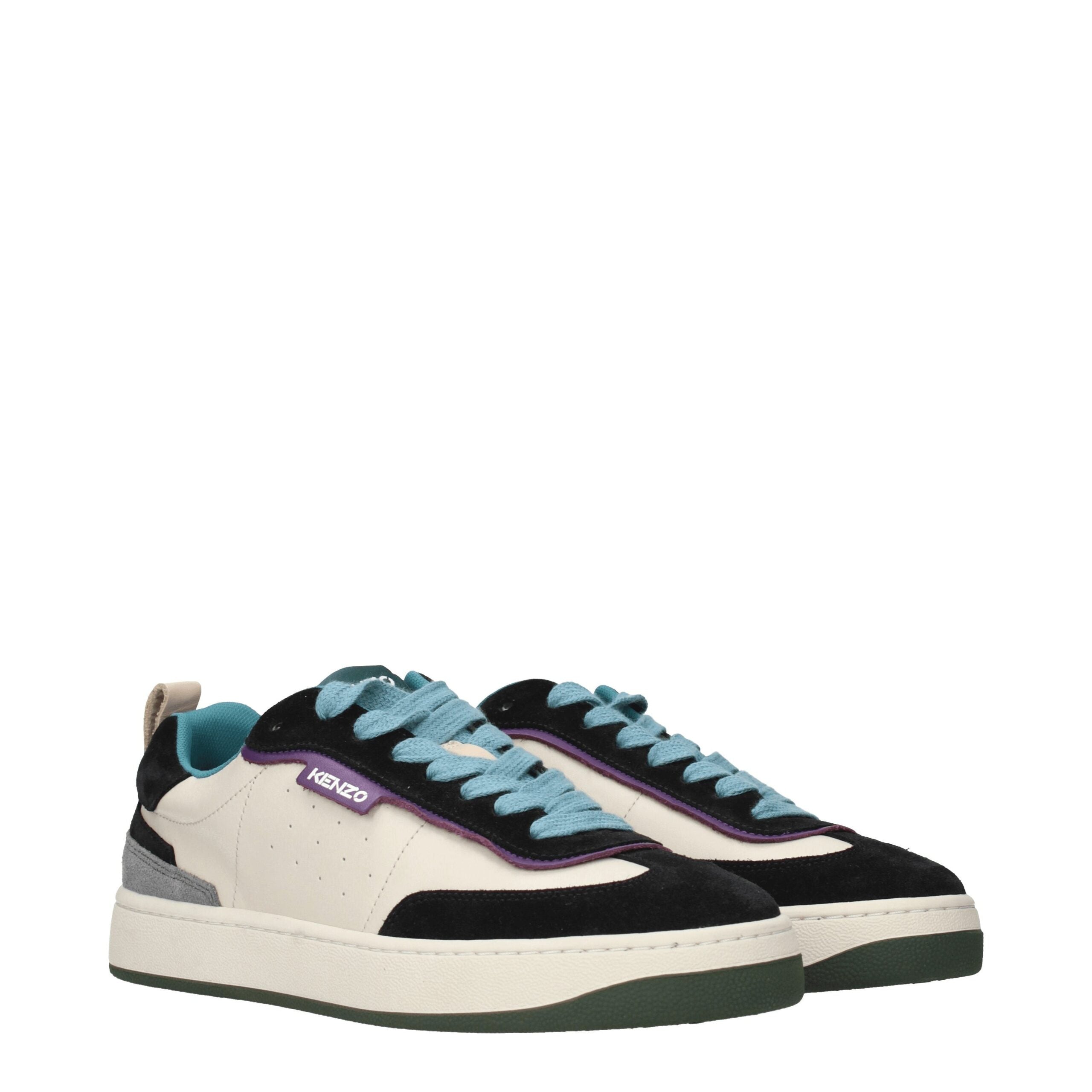 Multicolor Leather Low Tops Kenzo