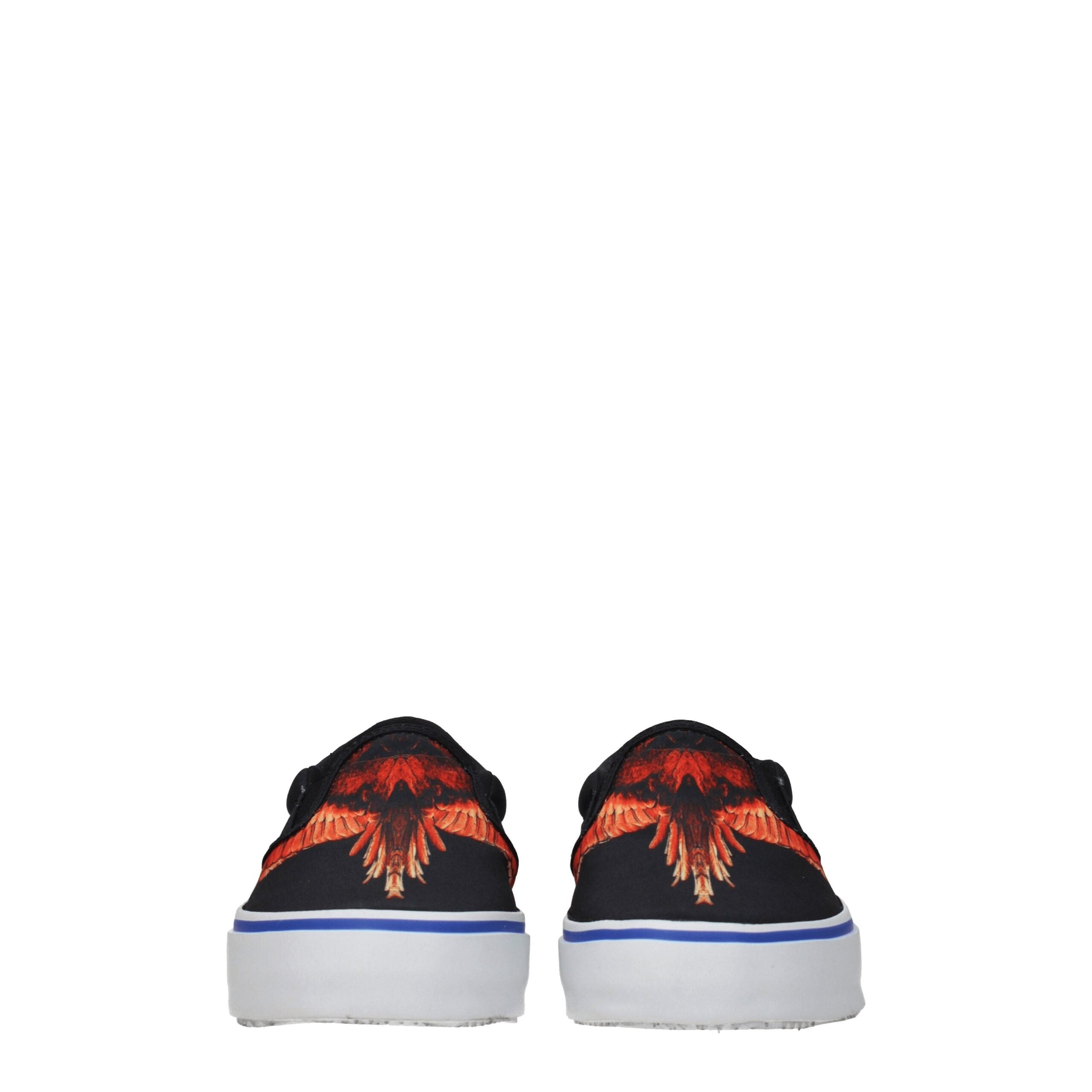 Black Fabric Slip-On Loafers Marcelo Burlon