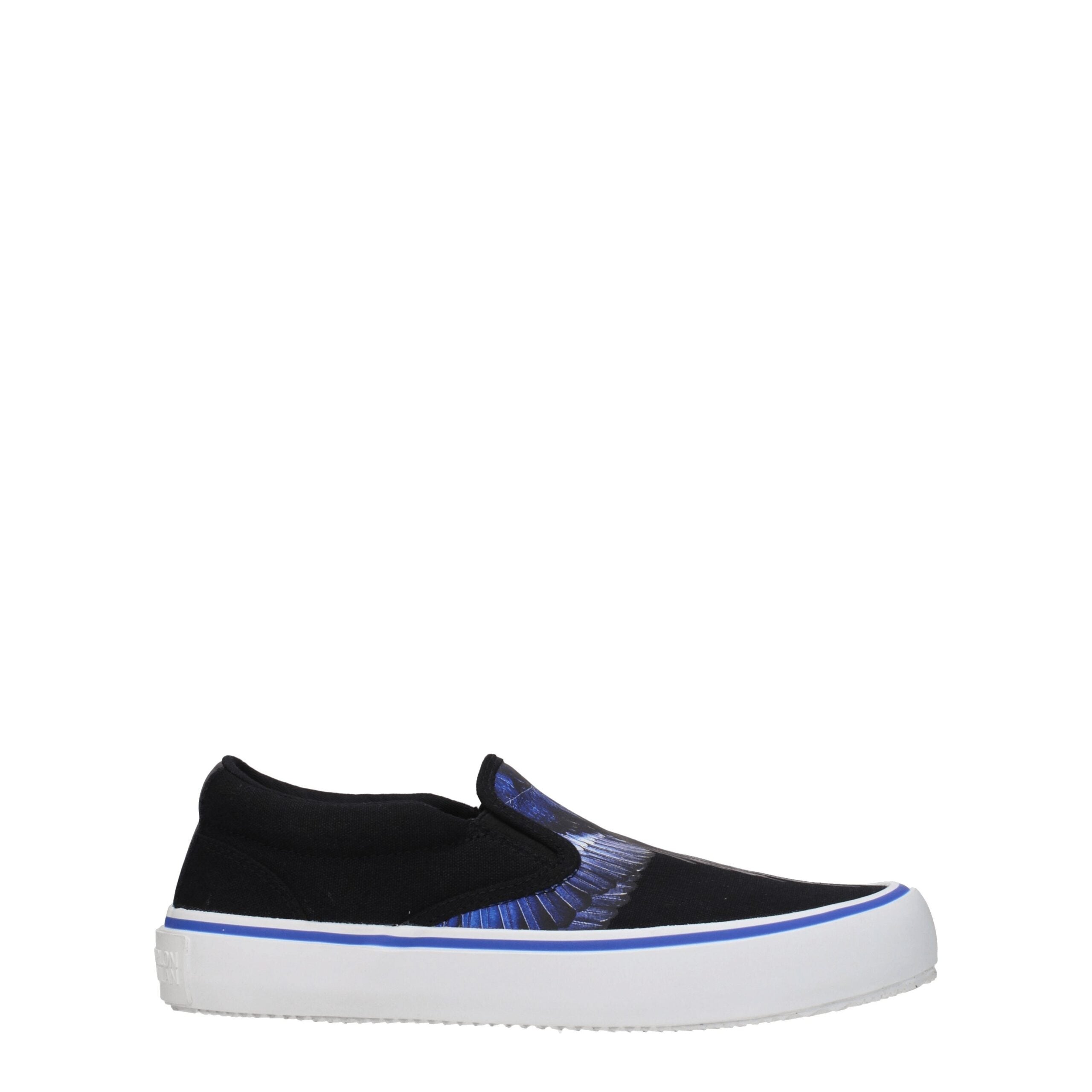Black Fabric Slip-On Loafers Marcelo Burlon