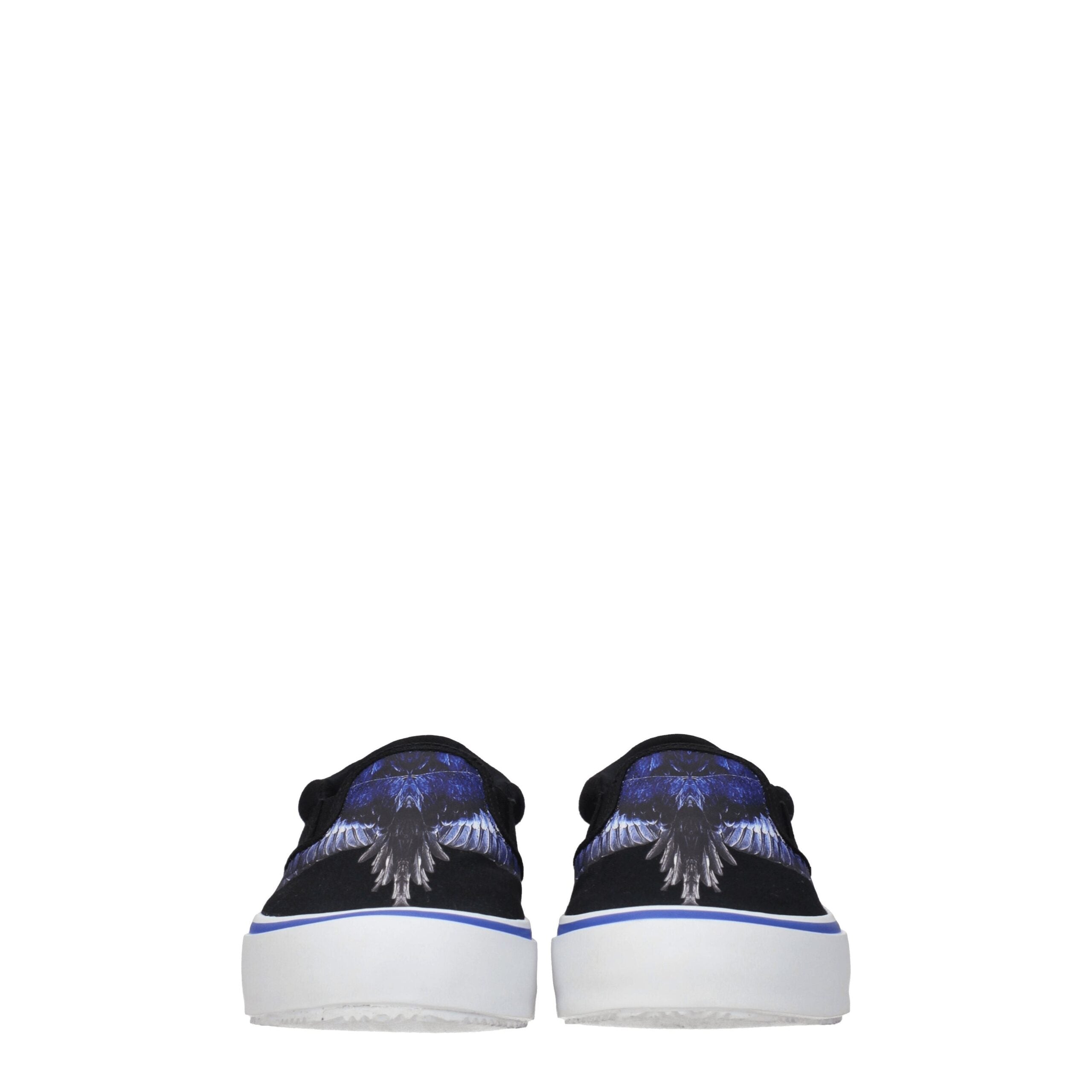 Black Fabric Slip-On Loafers Marcelo Burlon