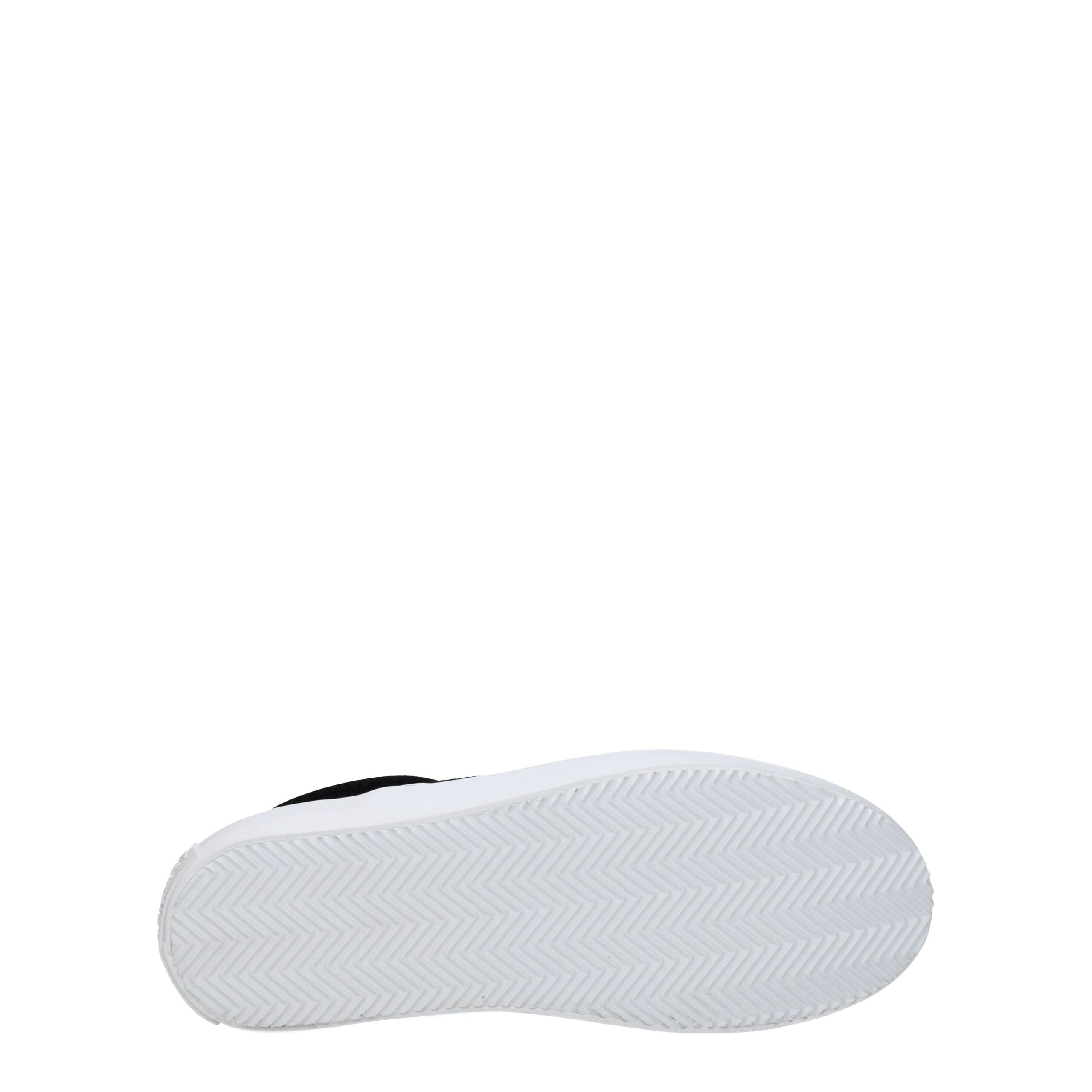 Black Fabric Slip-On Loafers Marcelo Burlon