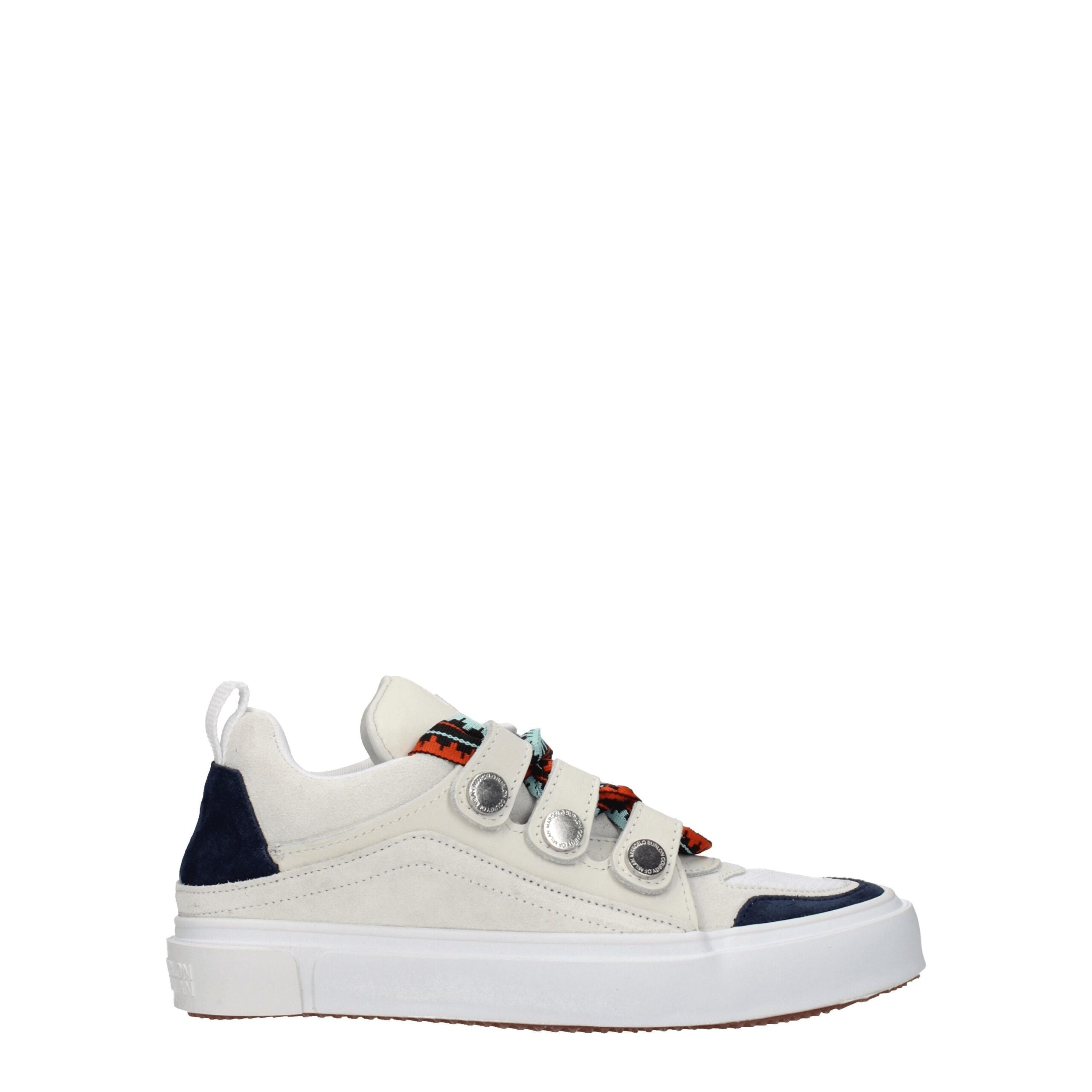 Beige Leather Low Tops Marcelo Burlon