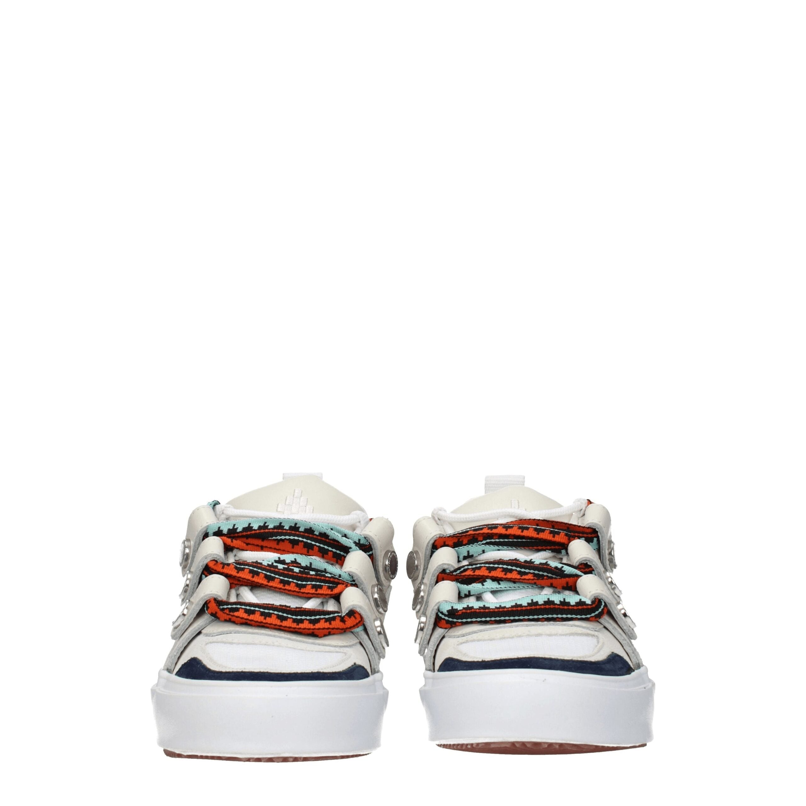 Beige Leather Low Tops Marcelo Burlon