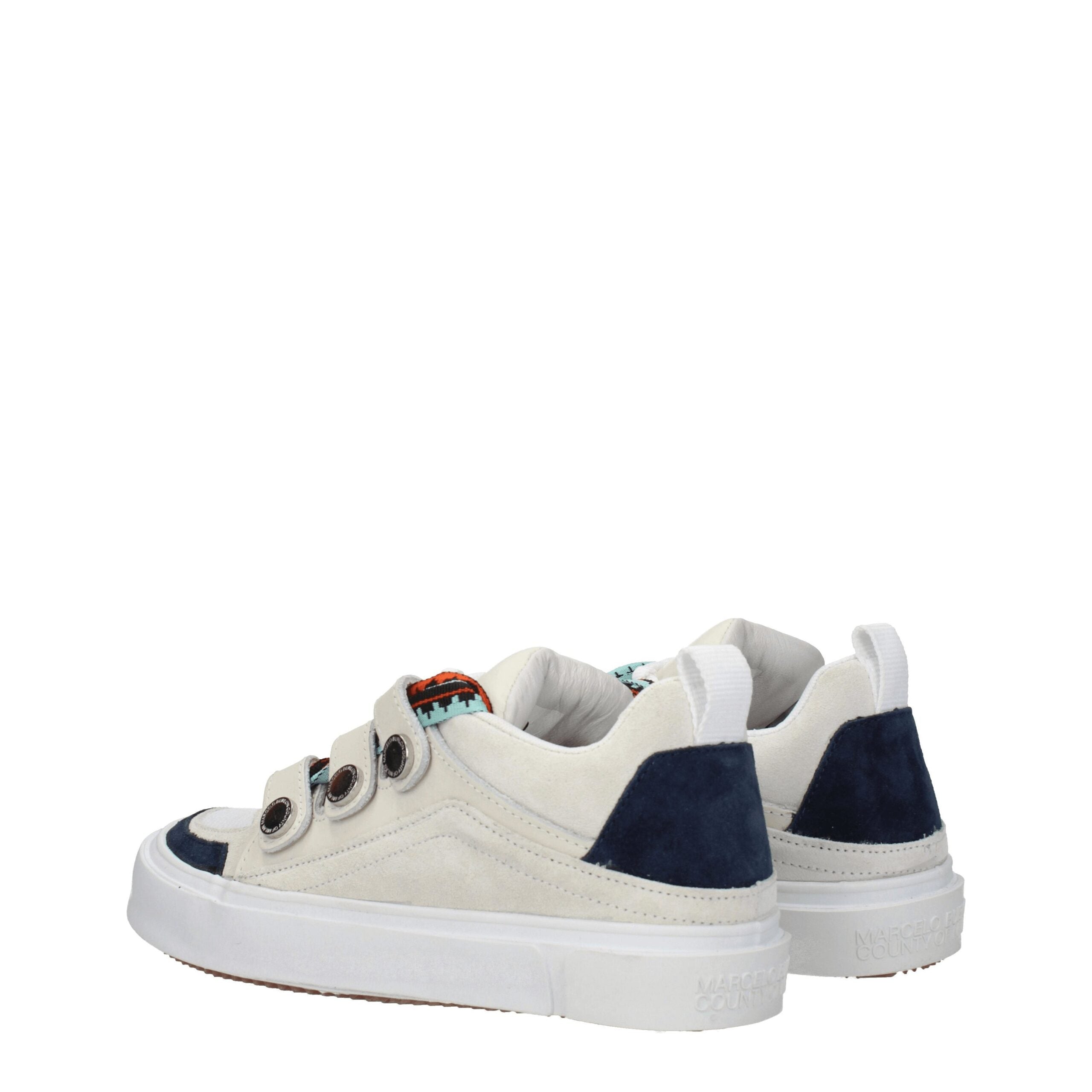 Beige Leather Low Tops Marcelo Burlon