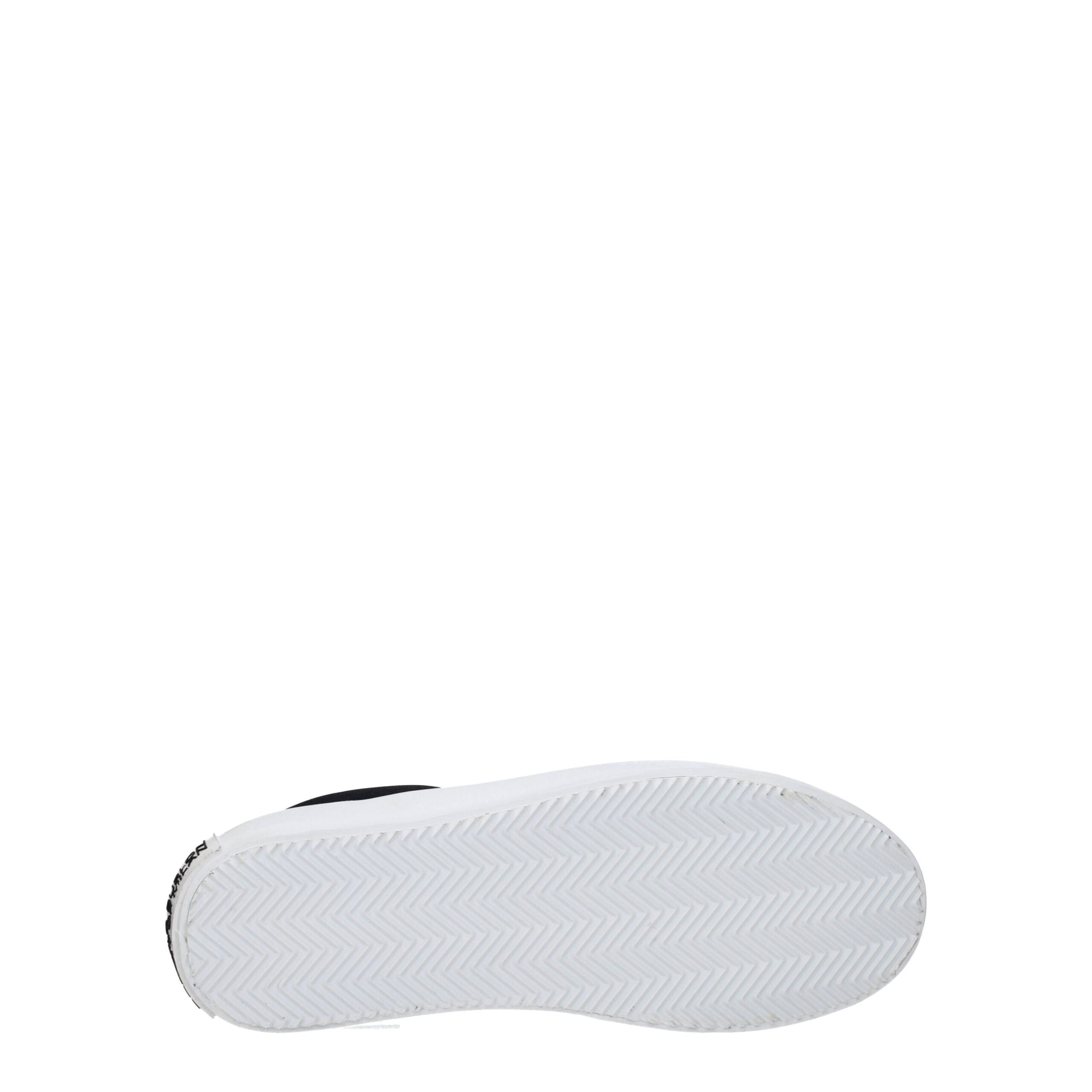 Black Fabric Slip-On Loafers Marcelo Burlon