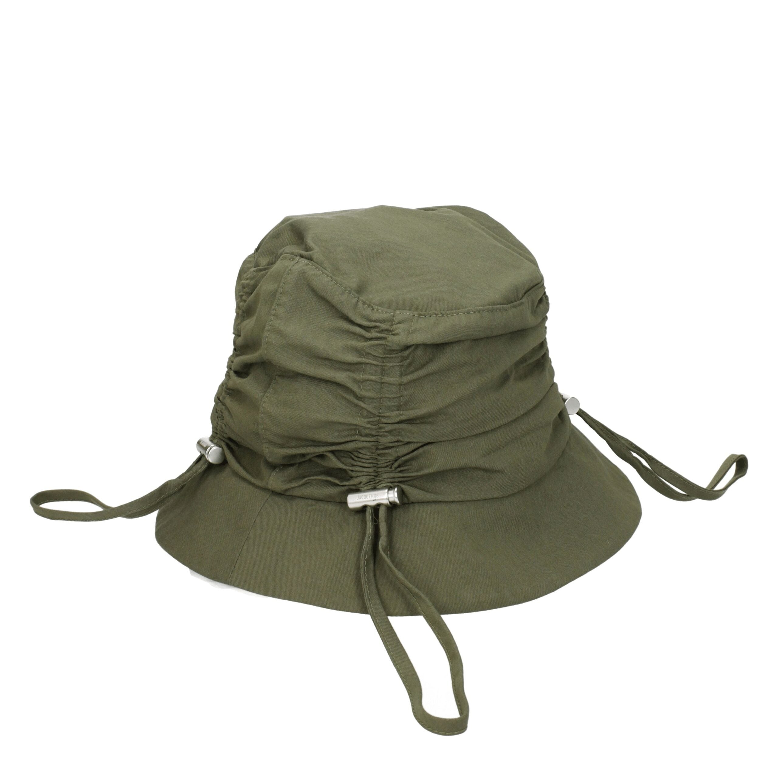 Green Cotton Bucket Hats Jacquemus