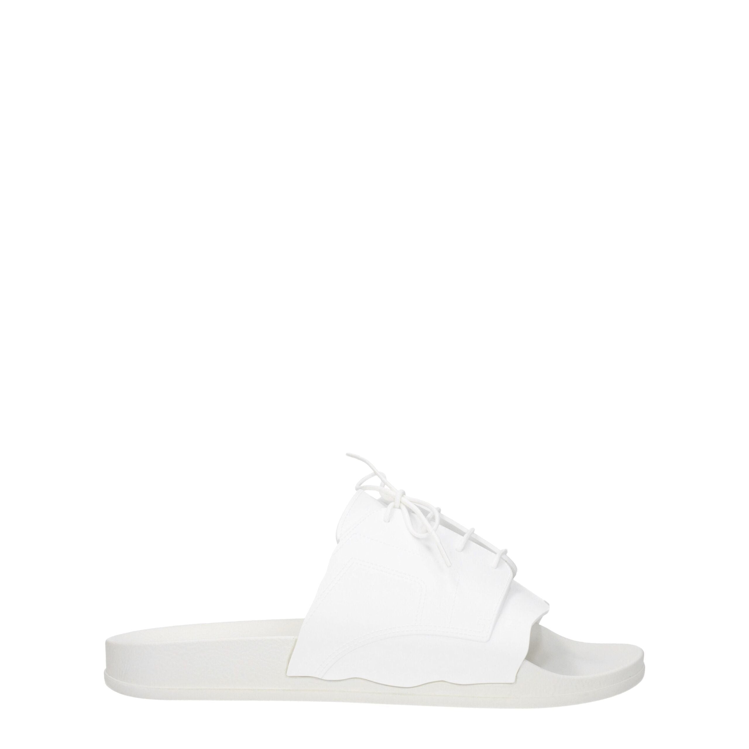 White Cotton Slippers Sandals Maison Margiela