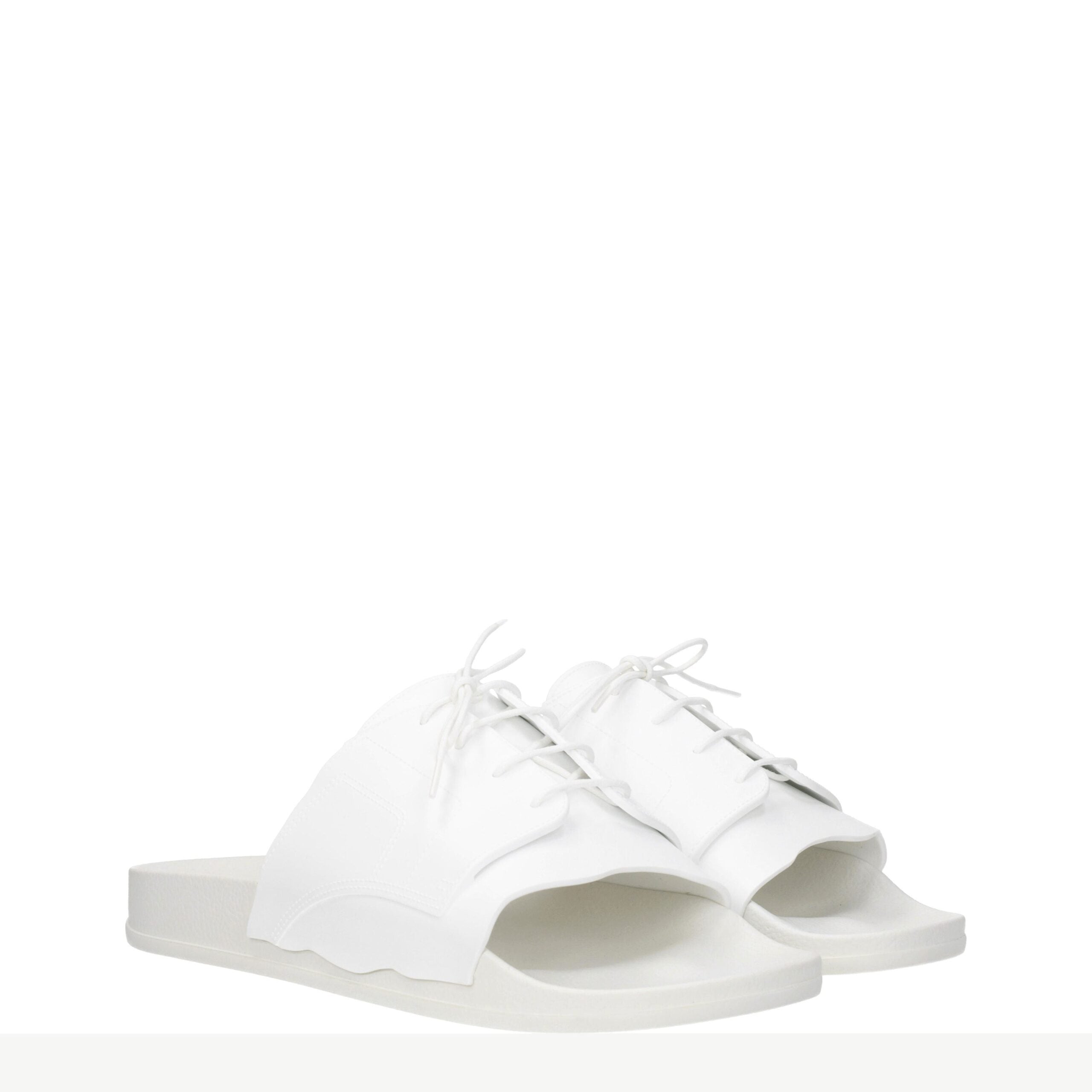 White Cotton Slippers Sandals Maison Margiela