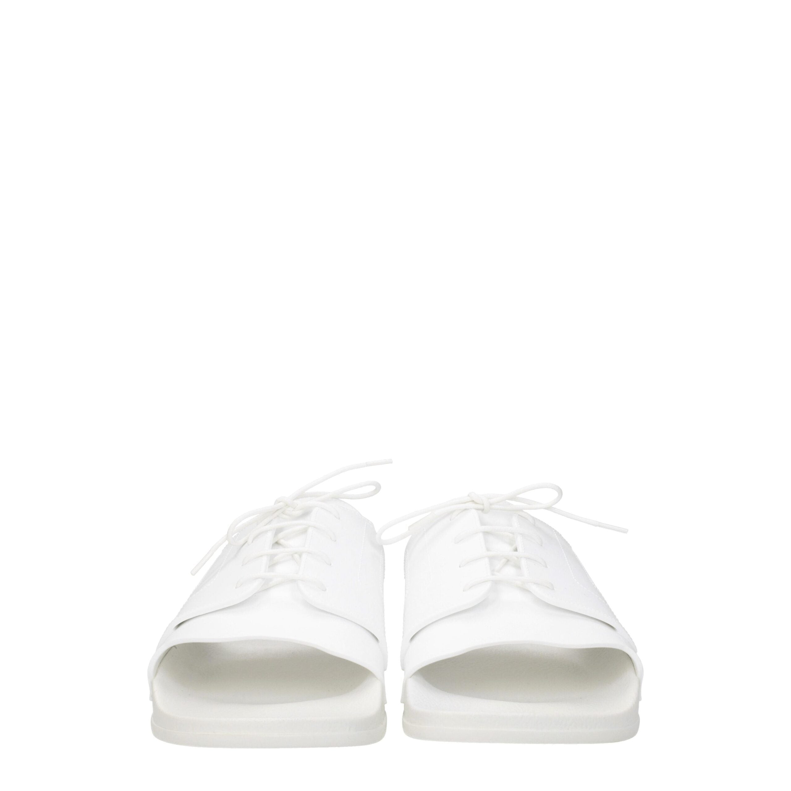 White Cotton Slippers Sandals Maison Margiela