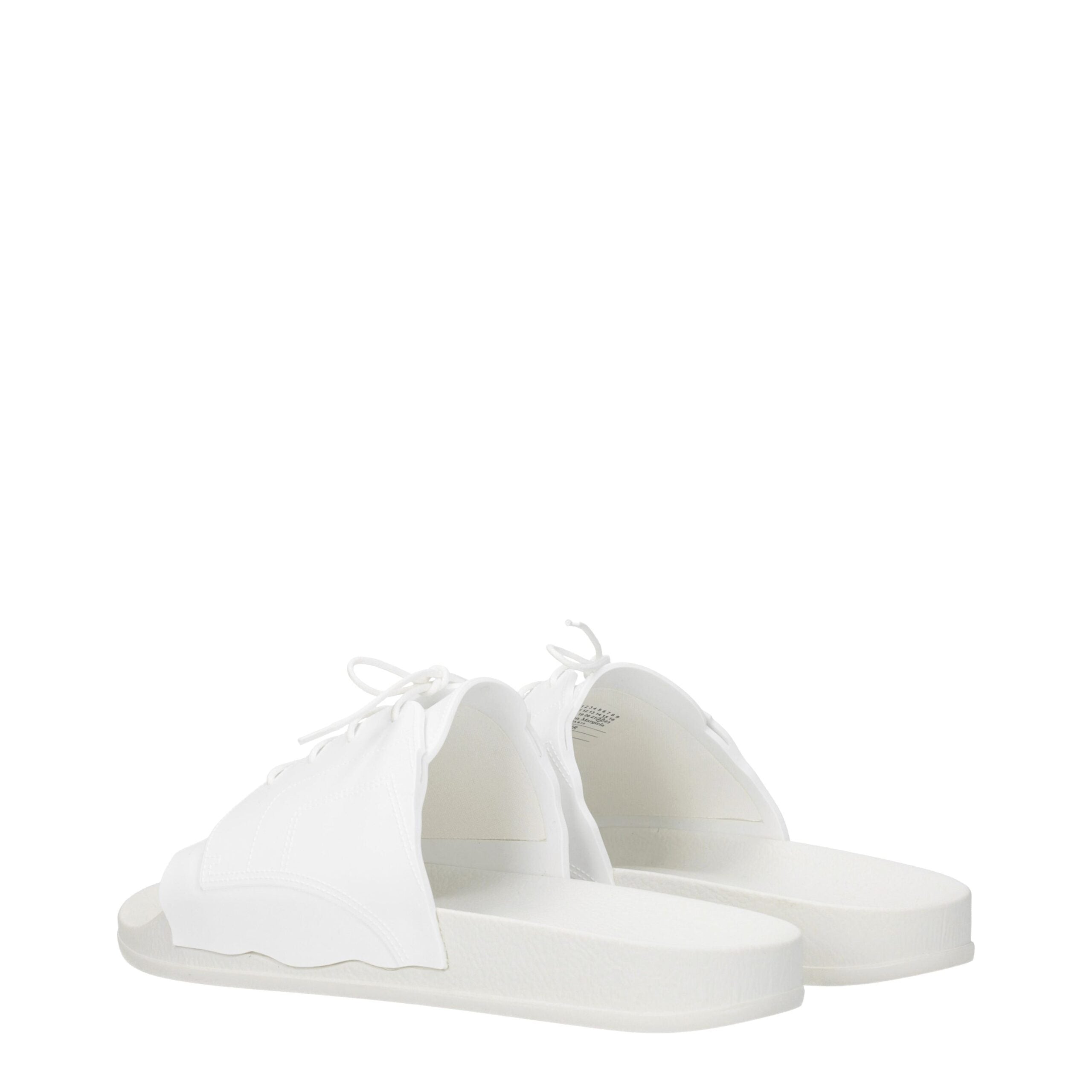 White Cotton Slippers Sandals Maison Margiela