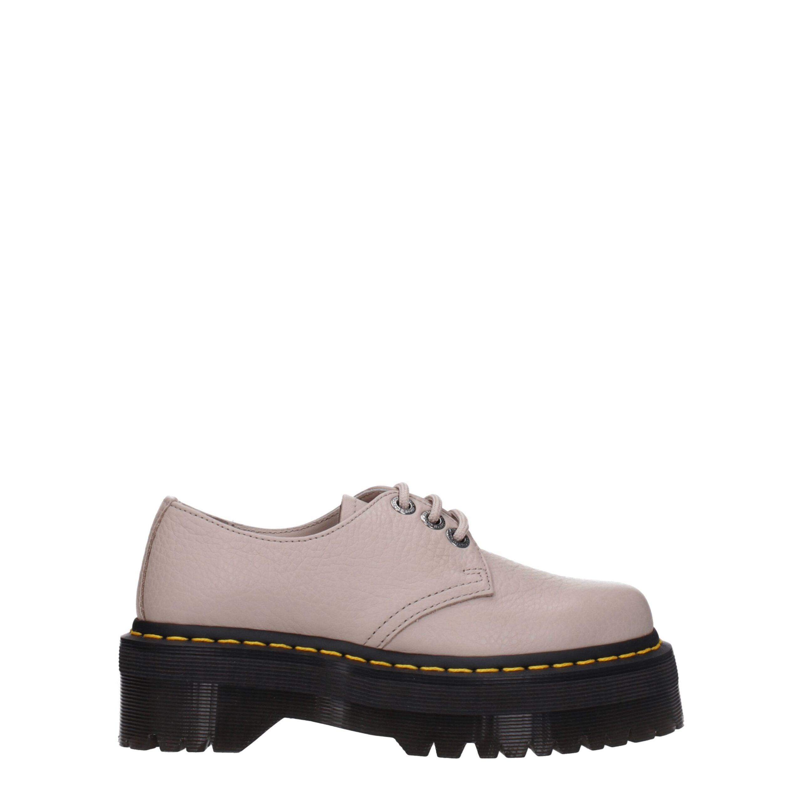Gray Leather Oxfords And Derbies Dr. Martens