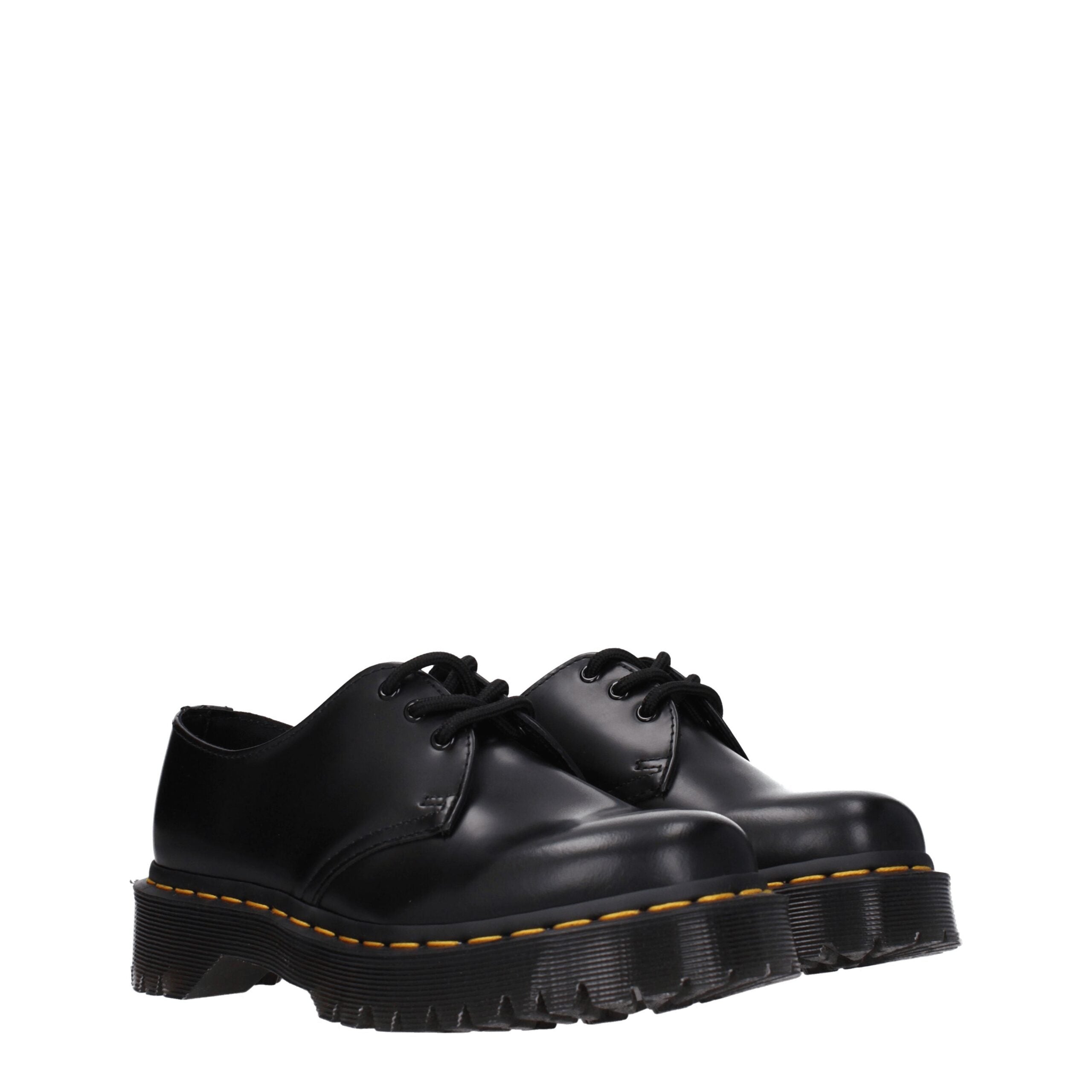 Black Leather Oxfords And Derbies Dr. Martens