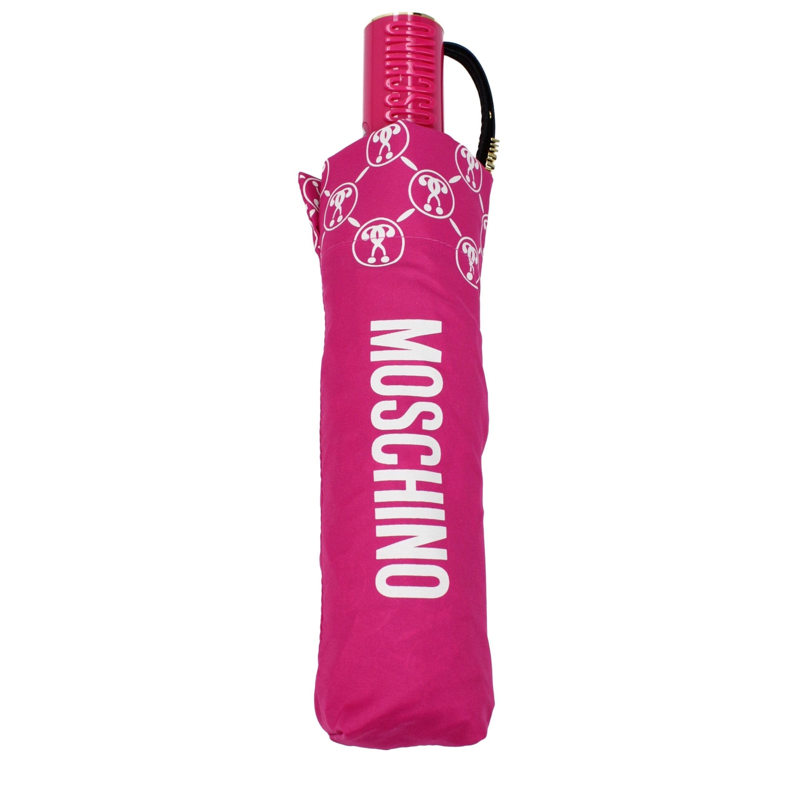 Pink Polyester Umbrellas Moschino