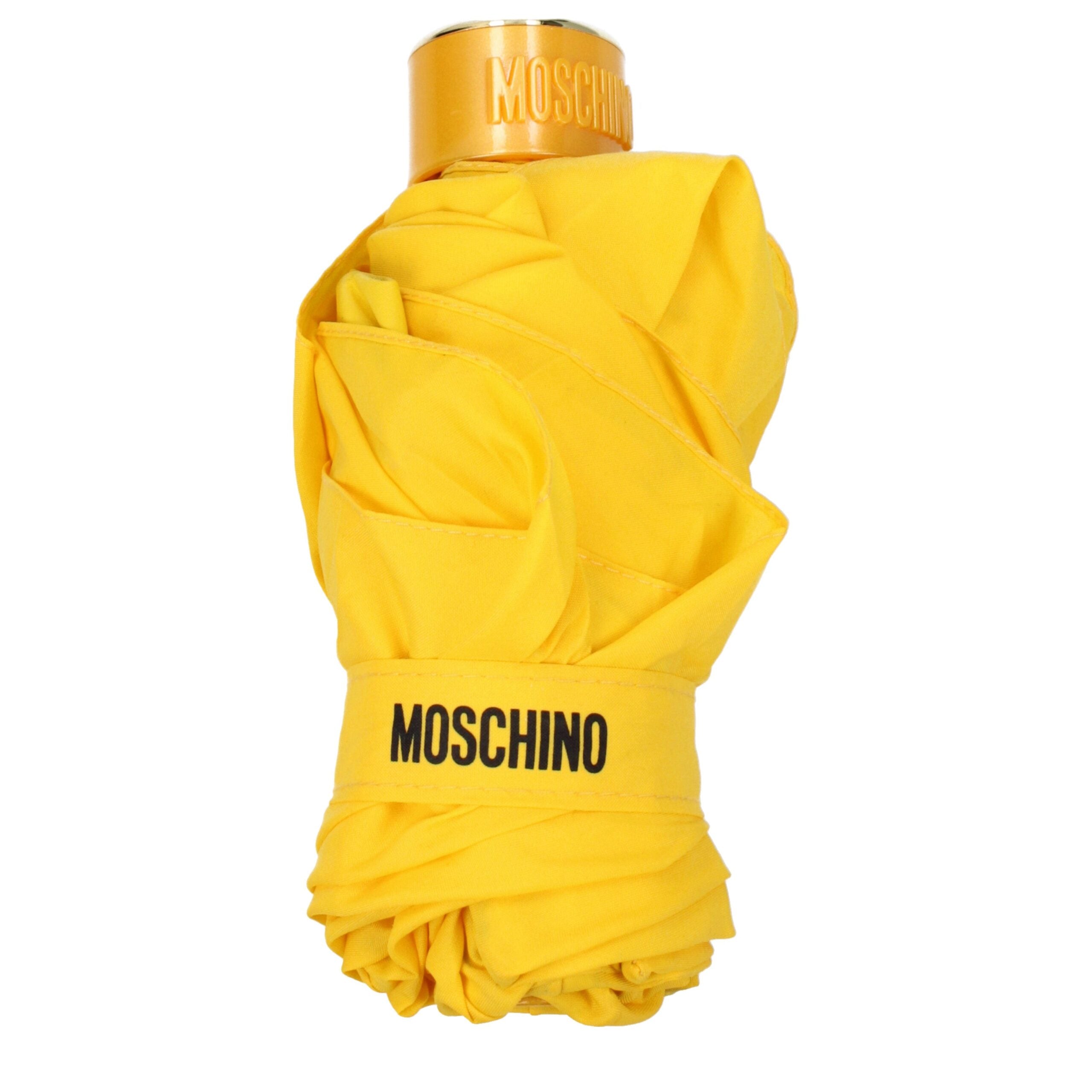 Yellow Polyester Umbrellas Moschino