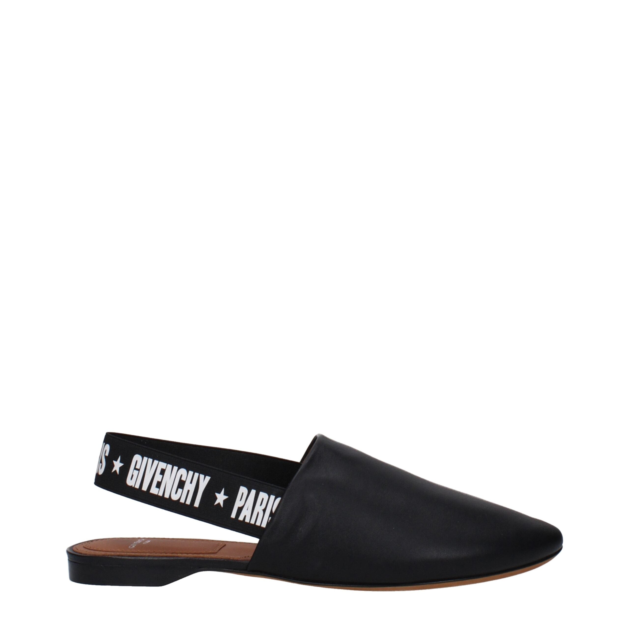 Black Leather Slides Givenchy