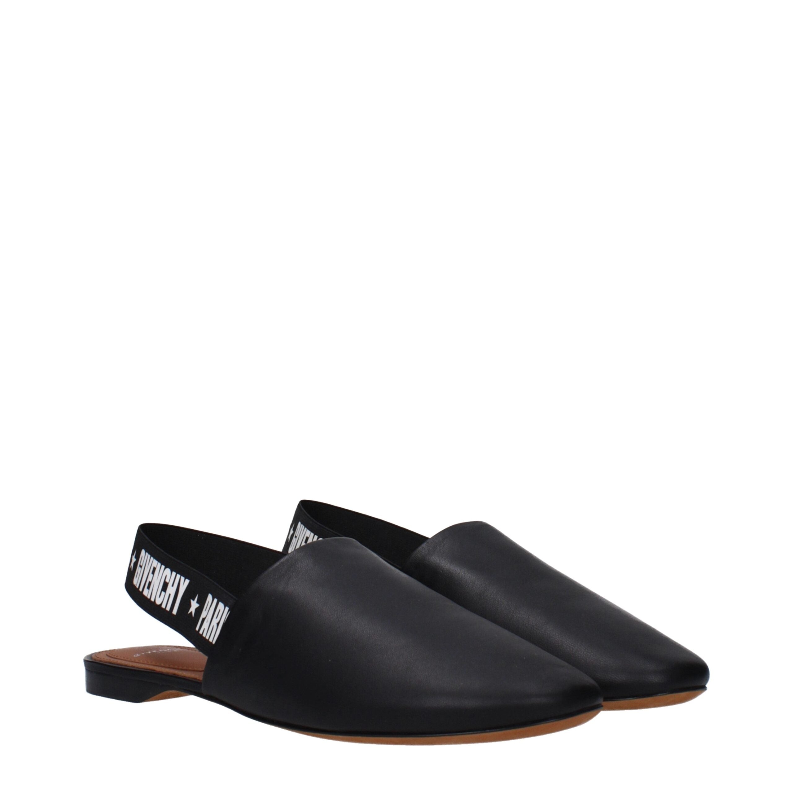 Black Leather Slides Givenchy
