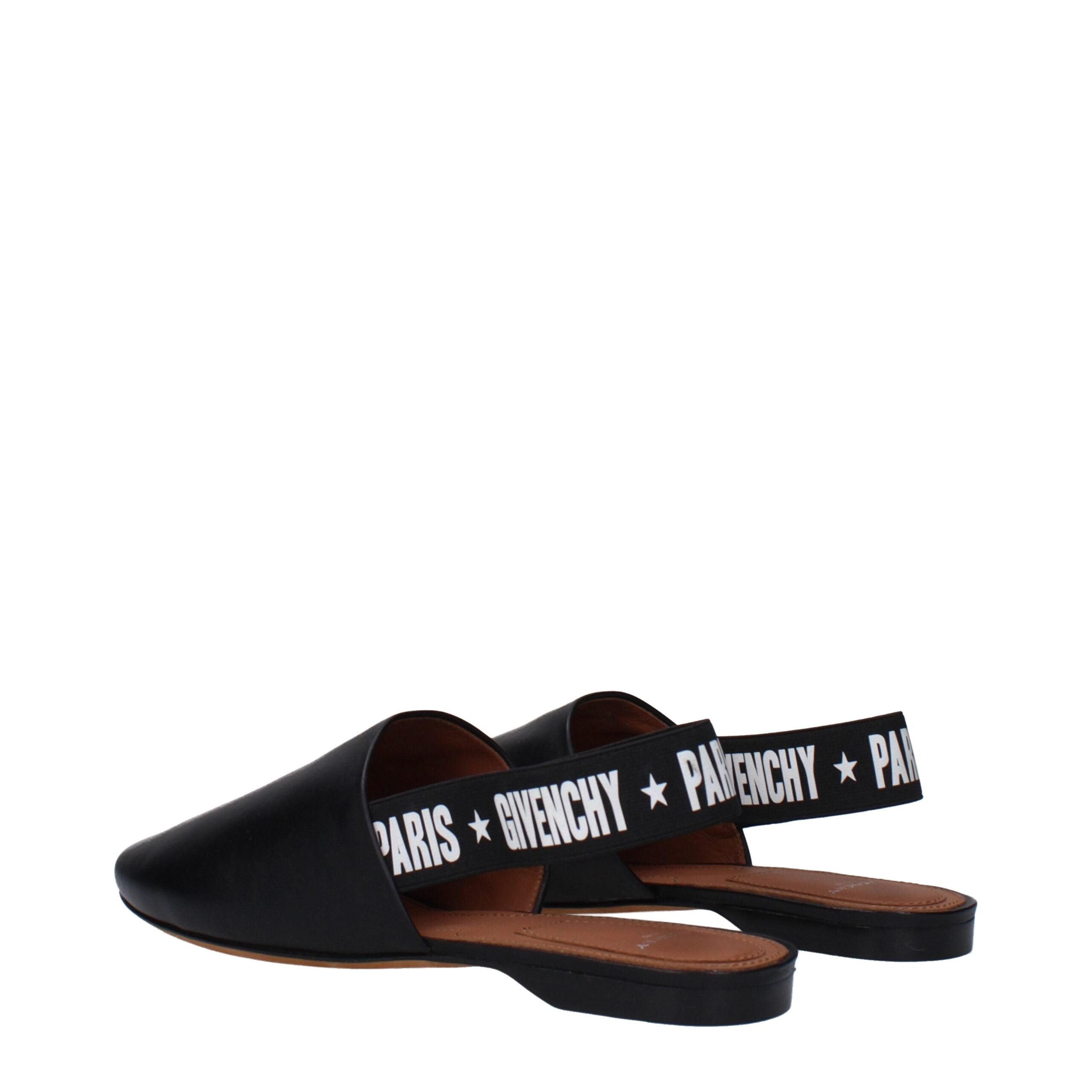Black Leather Slides Givenchy