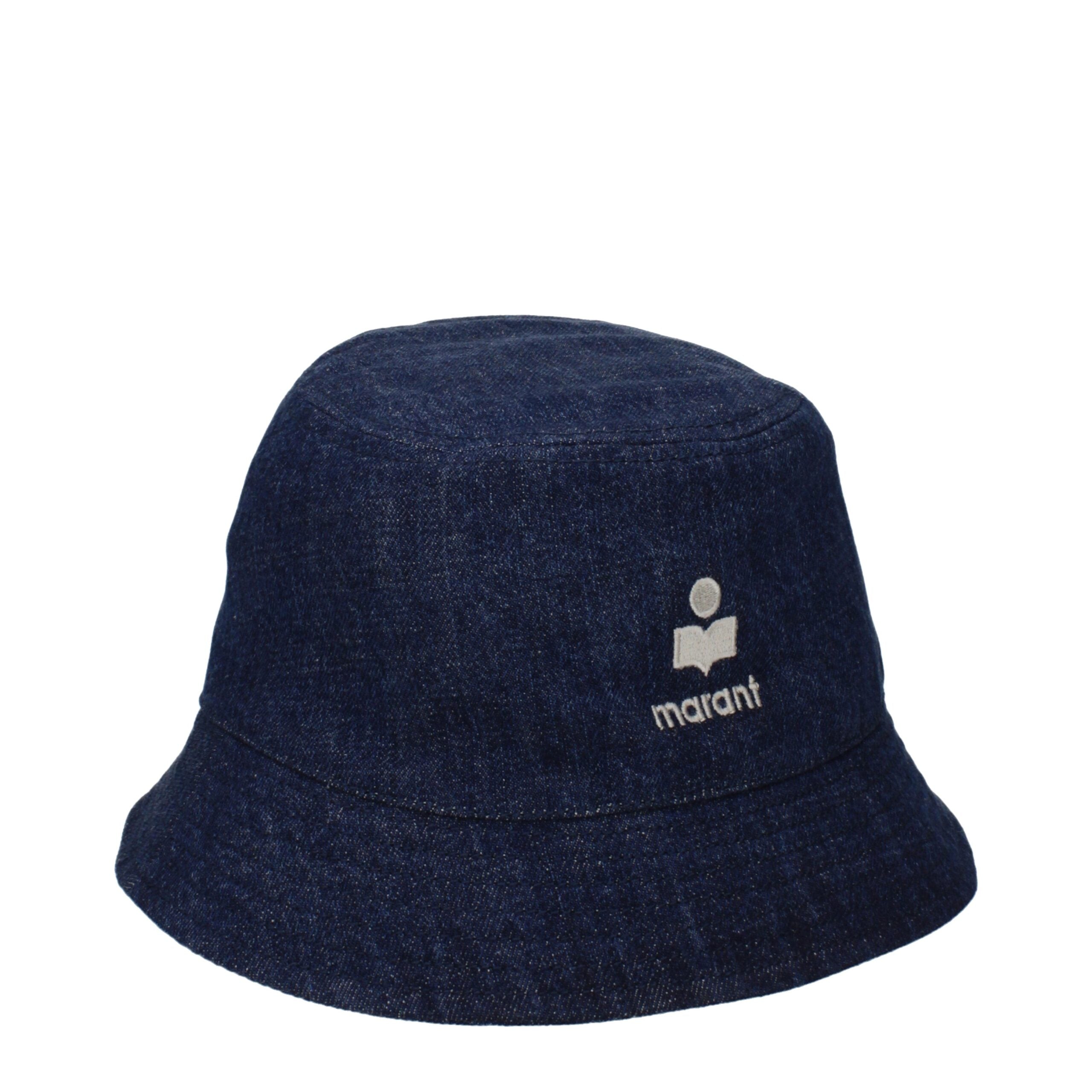 Blue Cotton Bucket Hats Isabel Marant