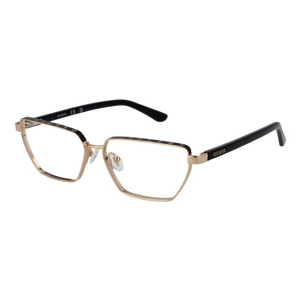Gold Women Glasses Frame Guess