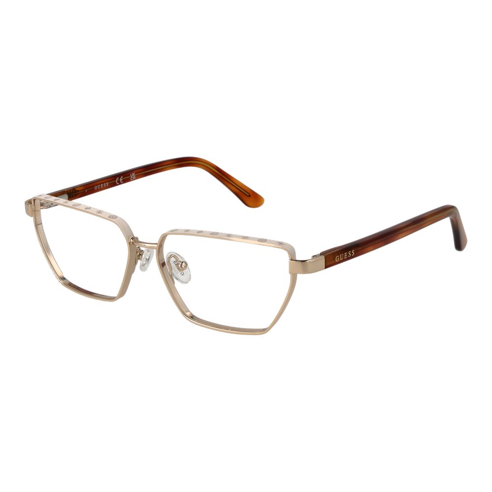 Gold Women Glasses Frame Guess