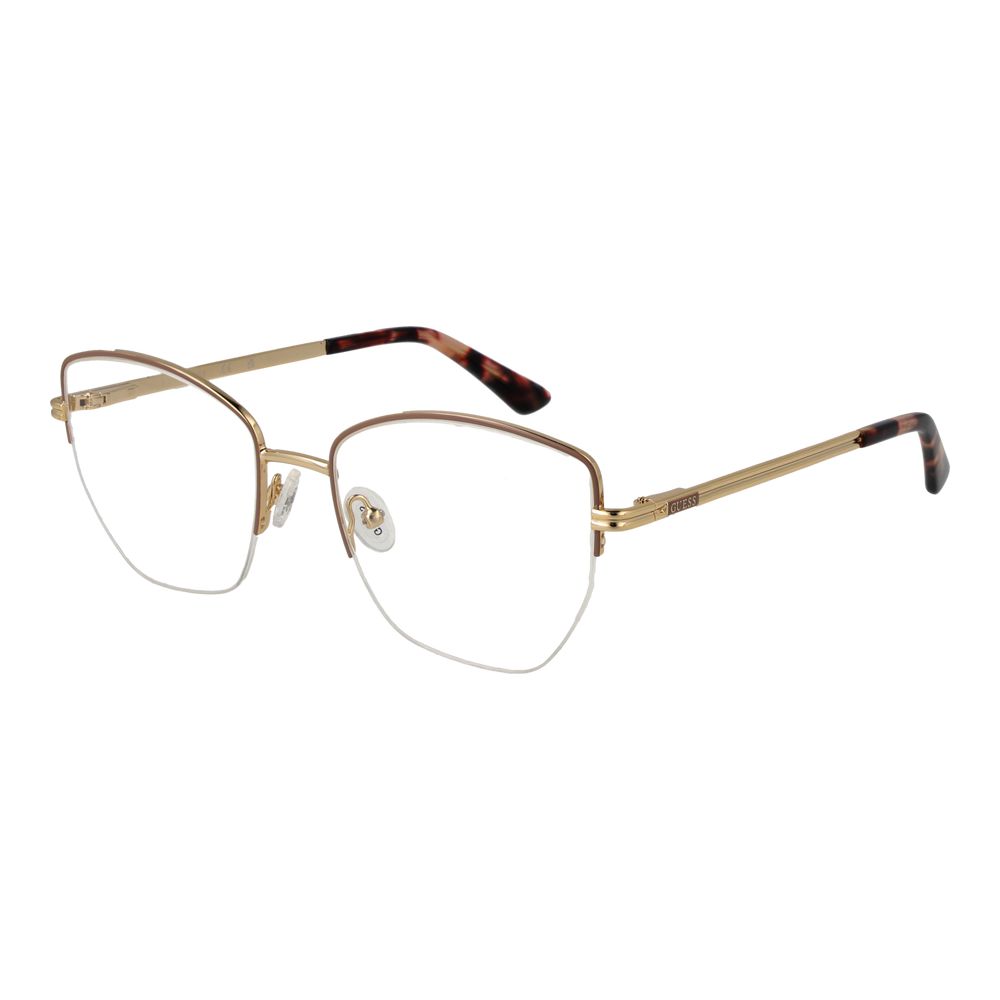 Beige Women Glasses Frame Guess