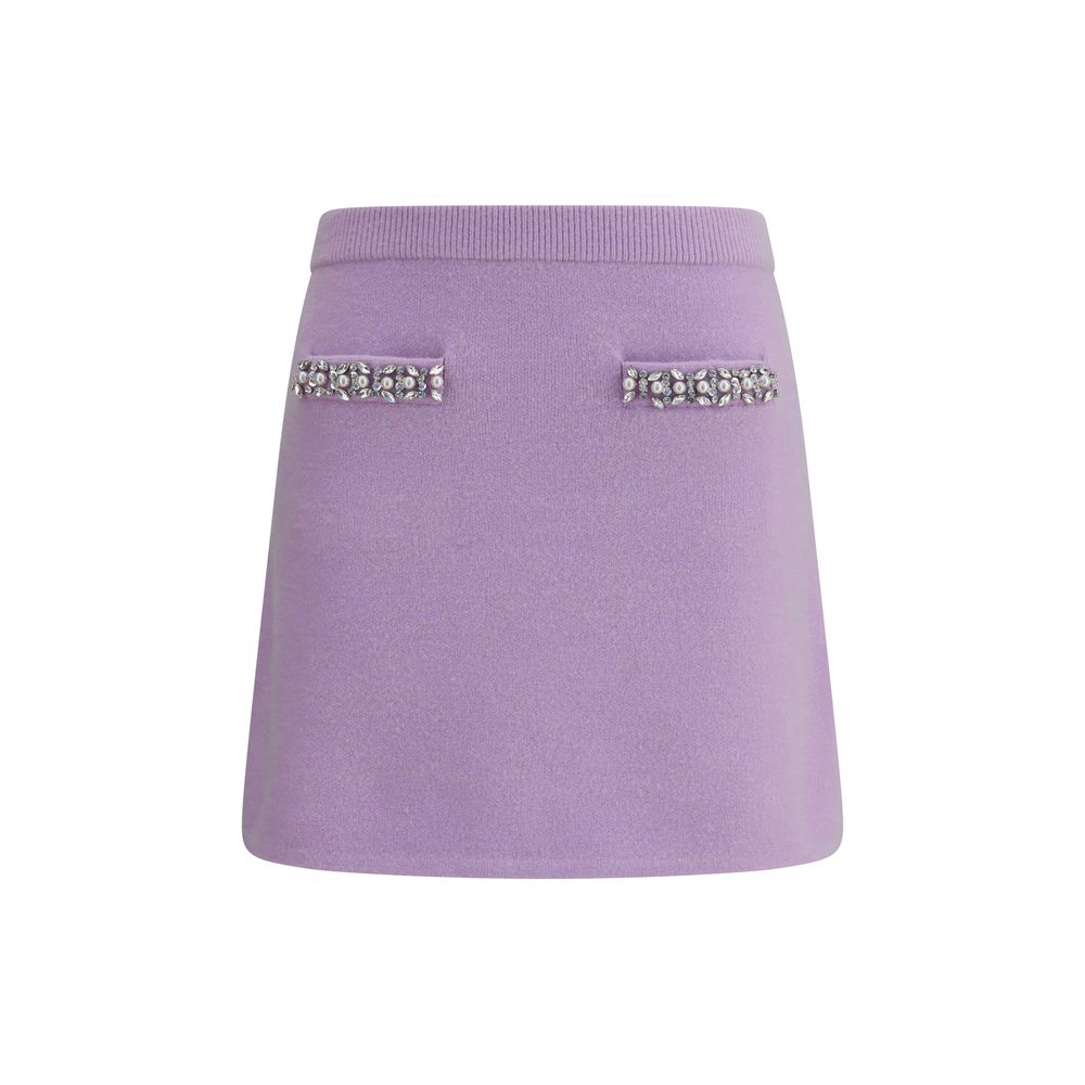 Knit Miniskirt Self-Portrait