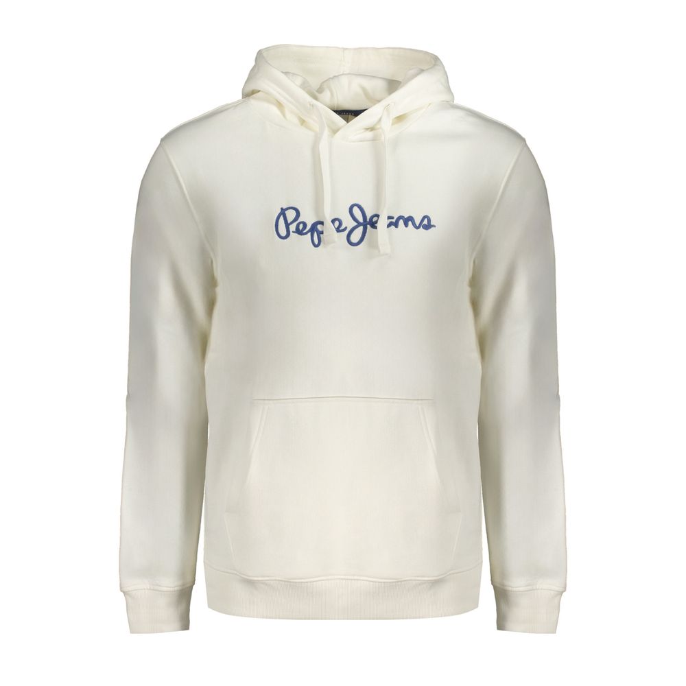 White Cotton Men Sweater Pepe Jeans