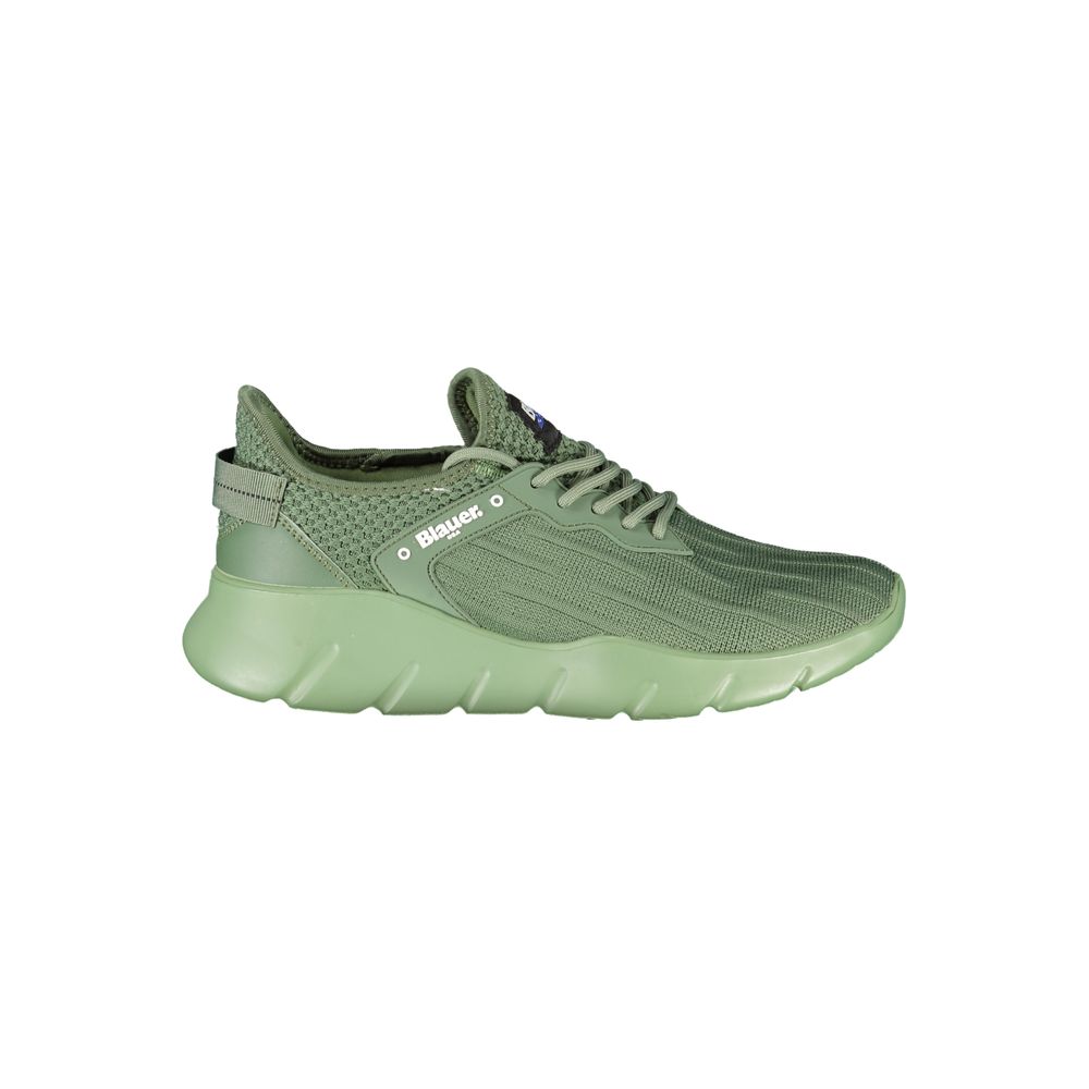 Green Polyester Men Sneaker Blauer