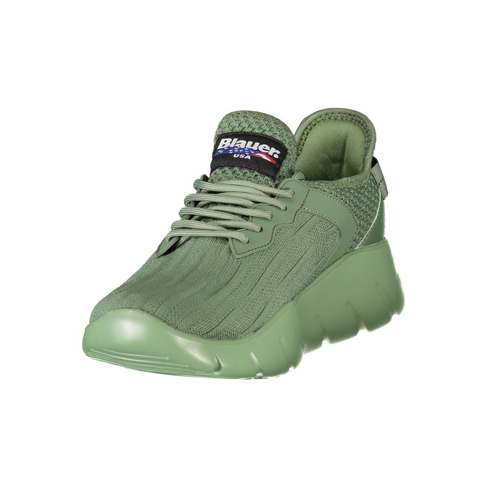 Green Polyester Men Sneaker Blauer
