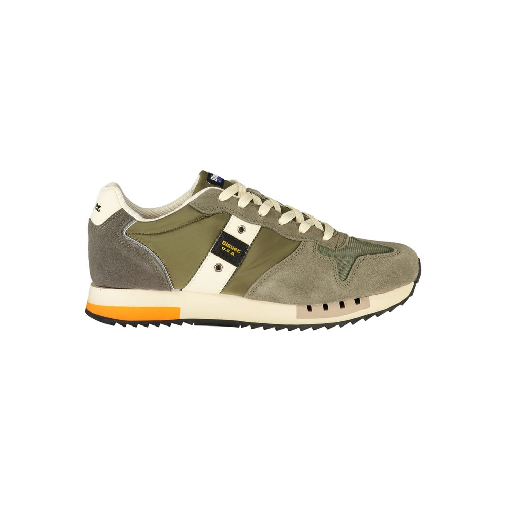Green Polyester Men Sneaker Blauer