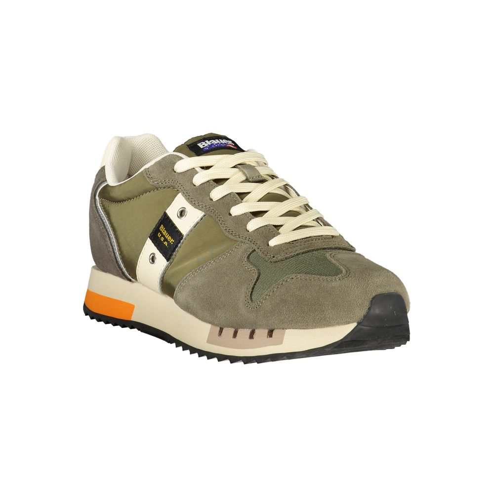 Green Polyester Men Sneaker Blauer