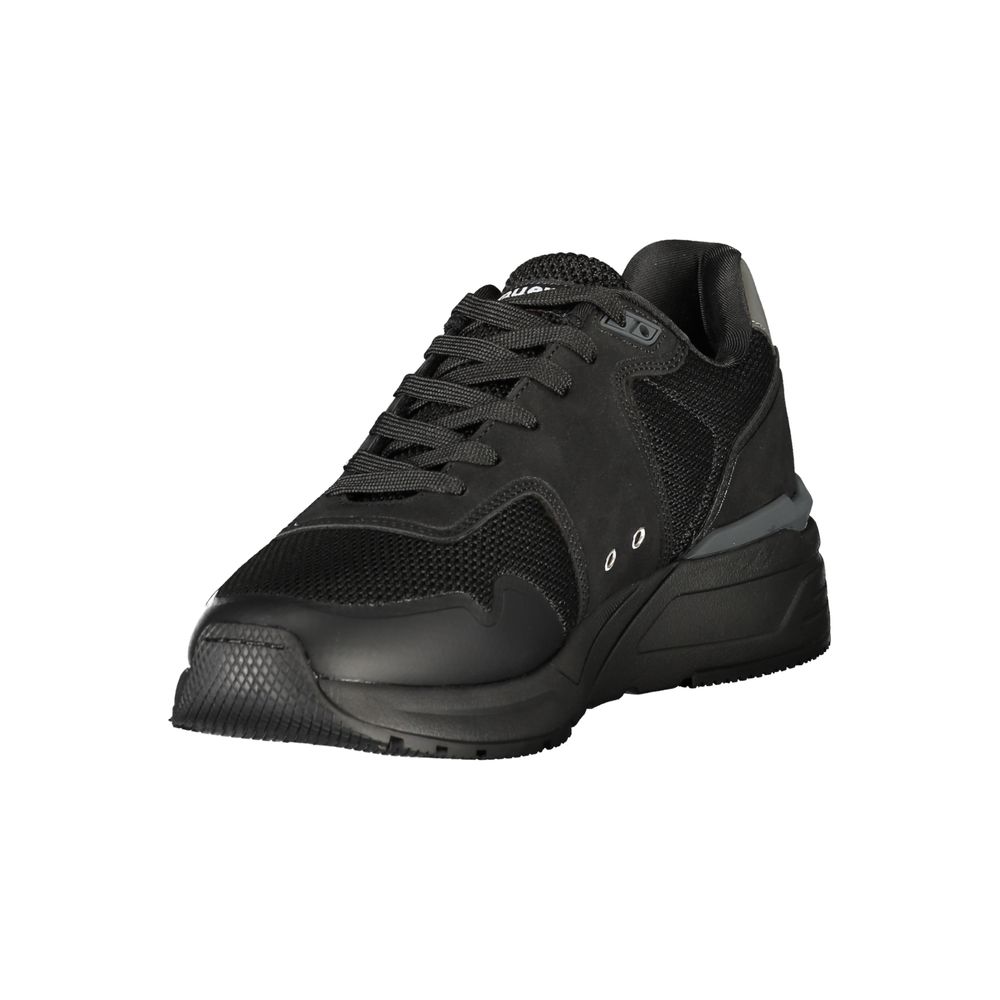 Black Polyester Mens Sneaker Blauer
