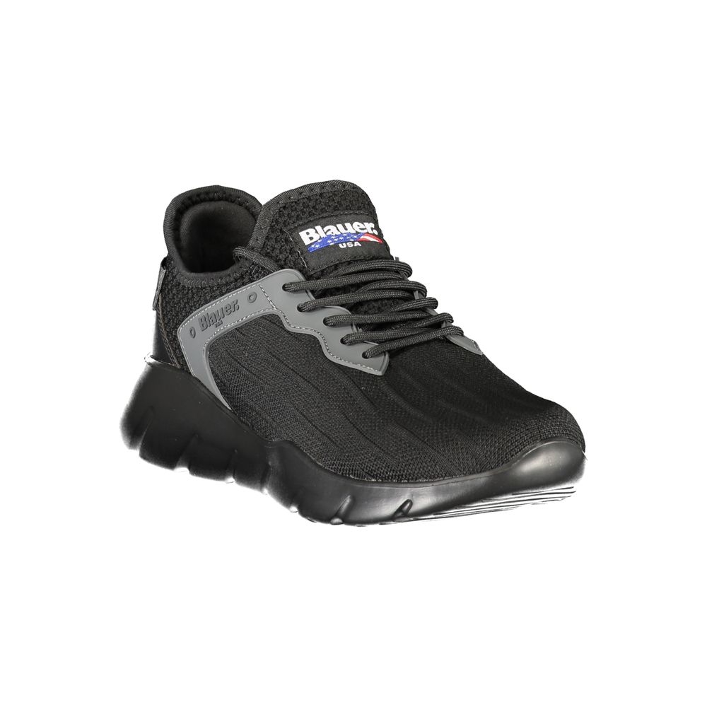 Black Polyester Men Sneaker Blauer
