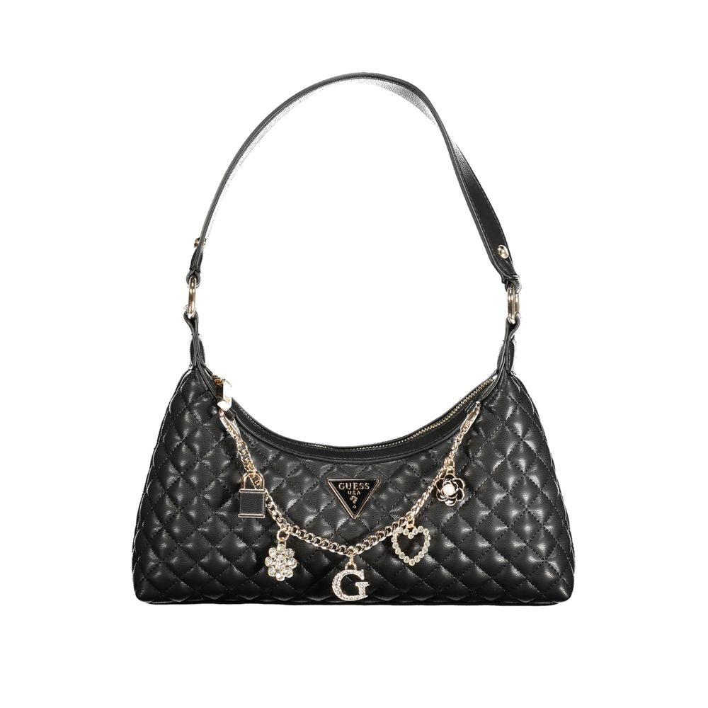 Black Polyethylene Women Handbag Guess Jeans