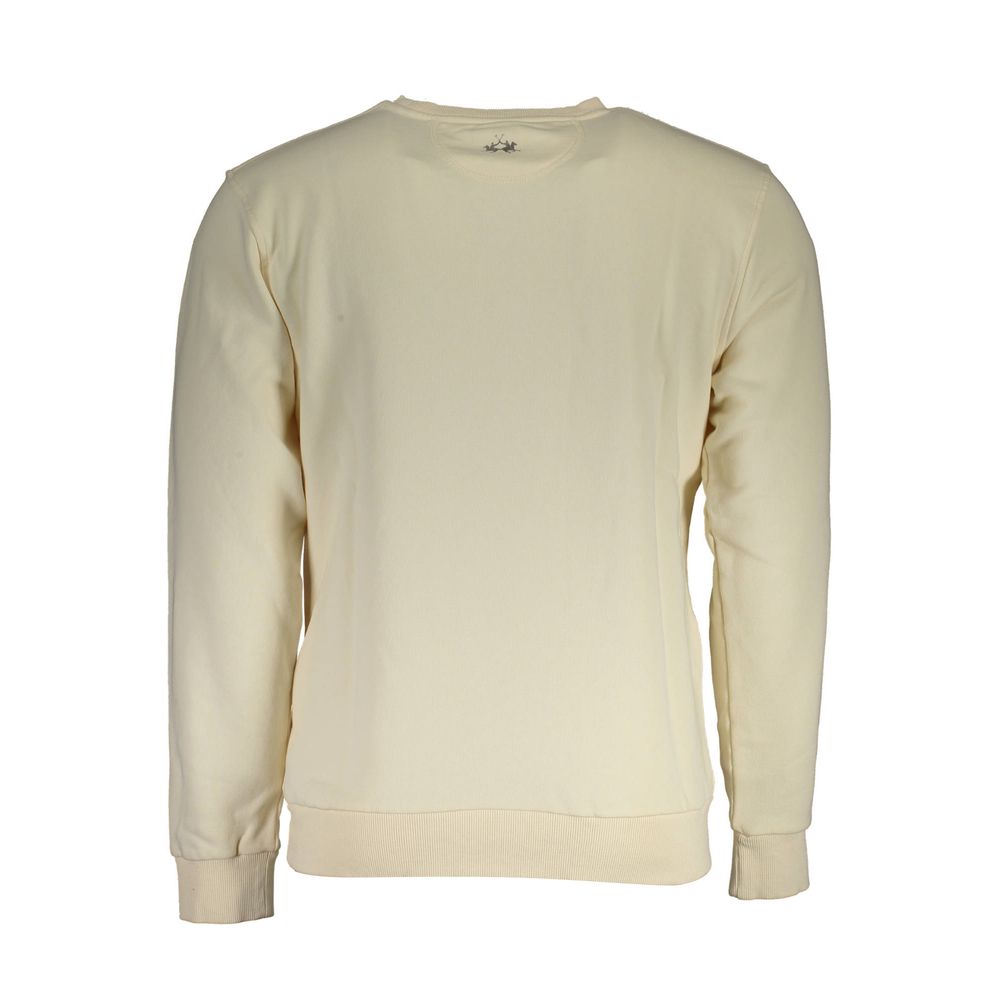 White Cotton Men Sweater La Martina