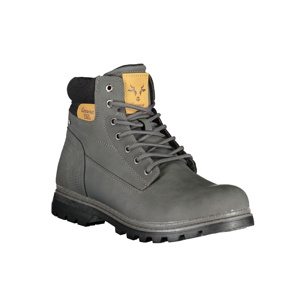 Gray Polyester Mens Boot Carrera