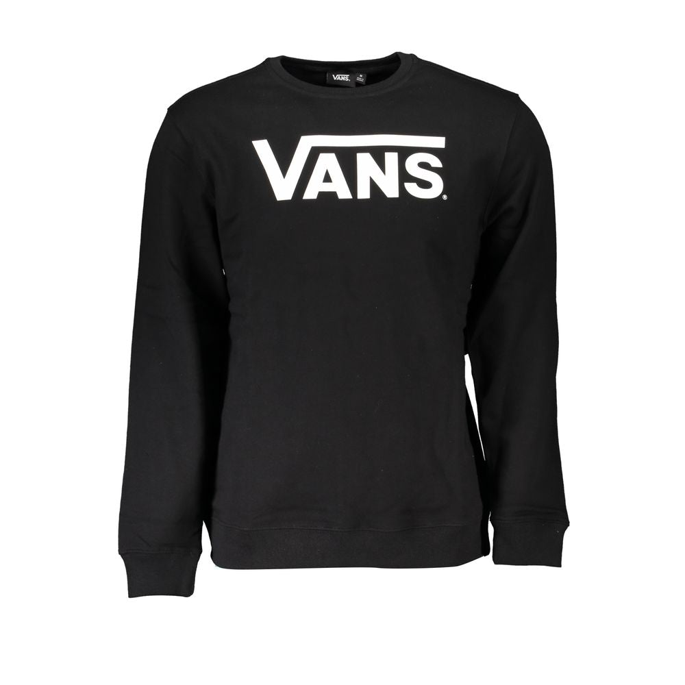 Black Cotton Men Sweater Vans