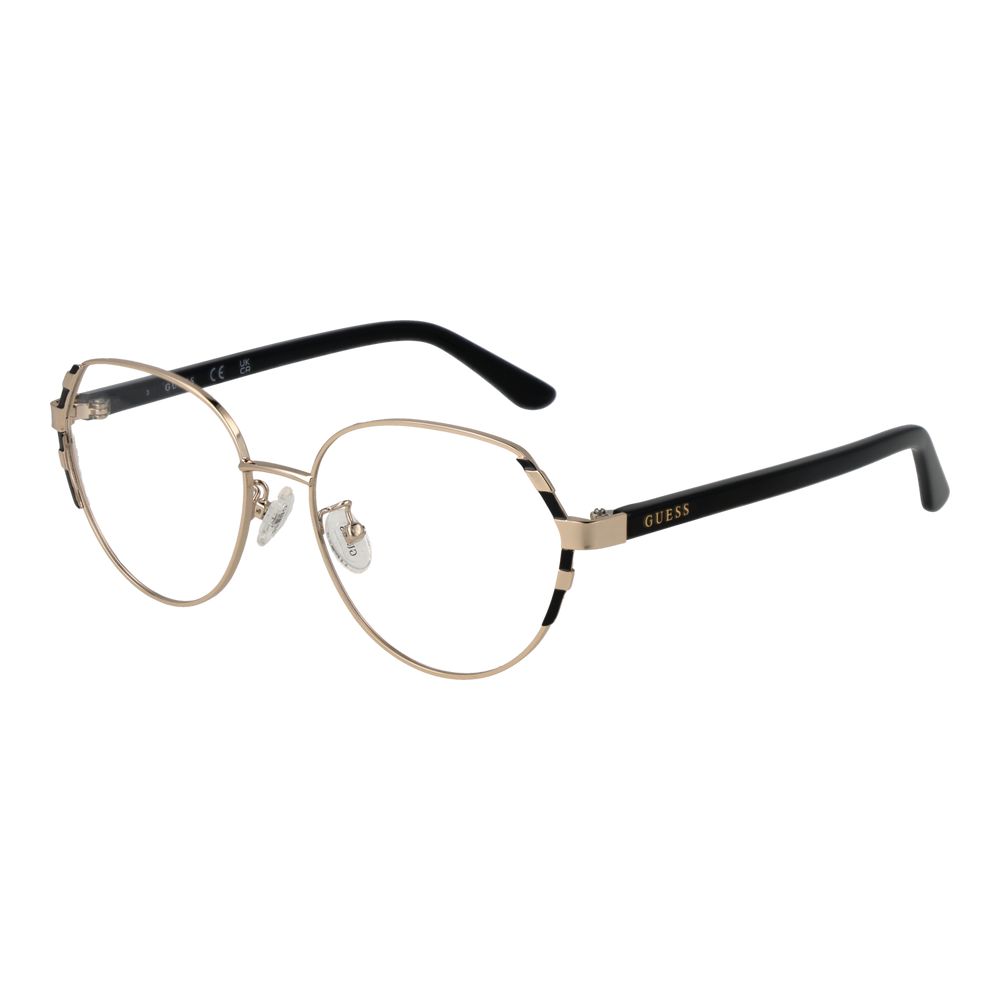 Gold Women Glasses Frame Guess