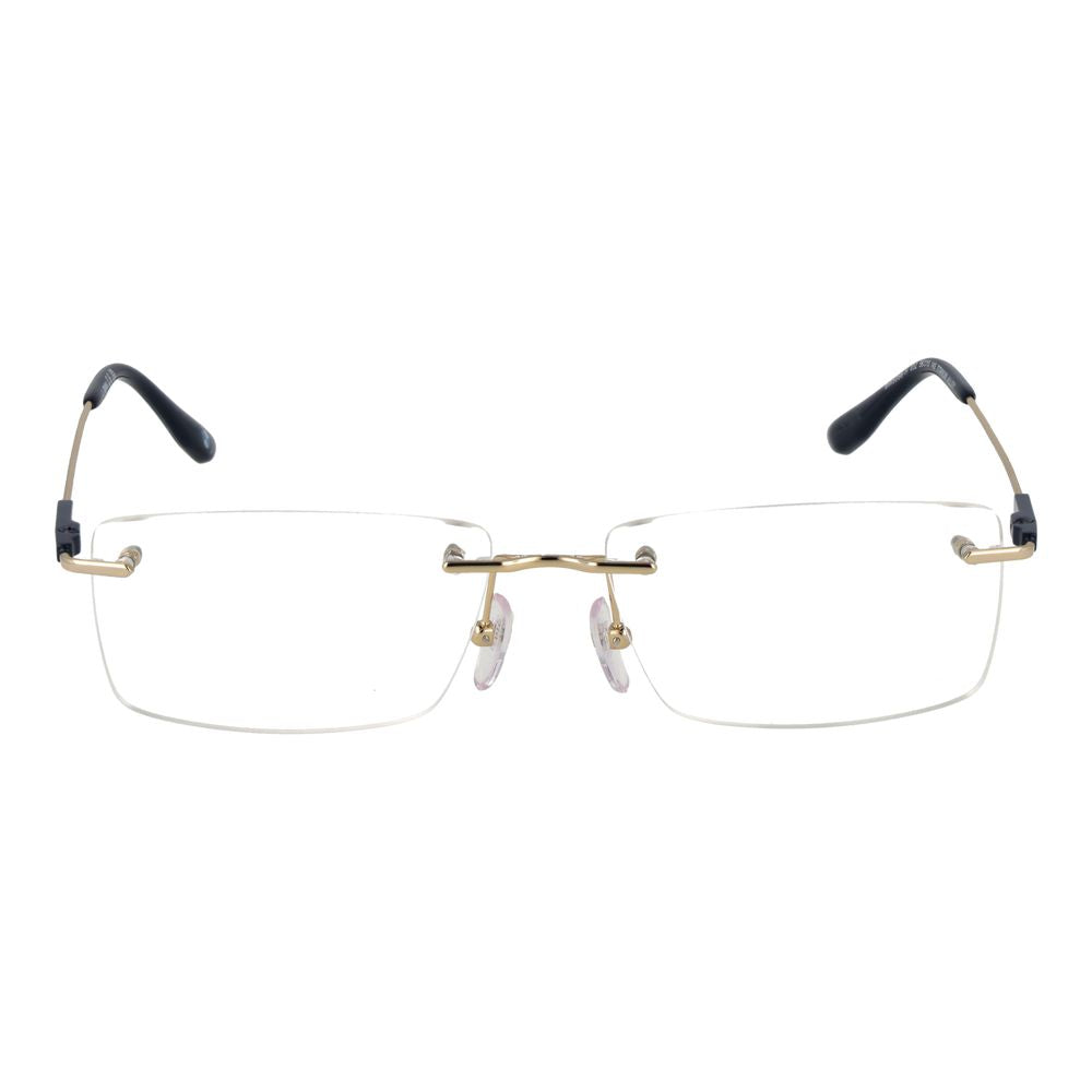 Gold Men Glasses Frame BMW