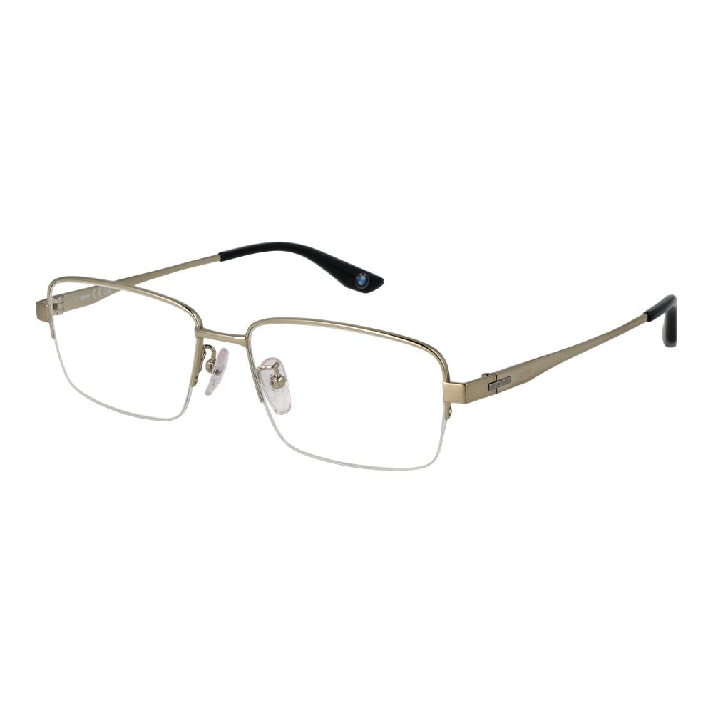 Gold Men Glasses Frame BMW