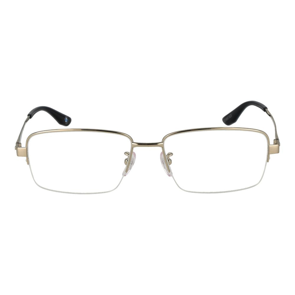 Gold Men Glasses Frame BMW