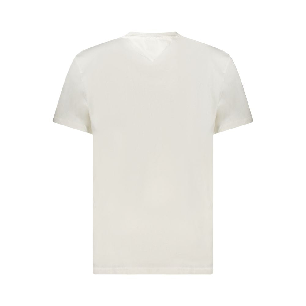 White Cotton Men T-Shirt Tommy Hilfiger