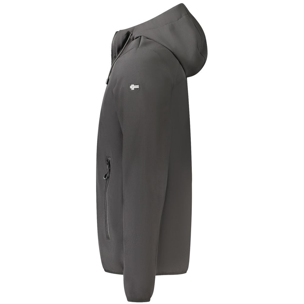 Black Polyester Men's Jacket Norway 1963