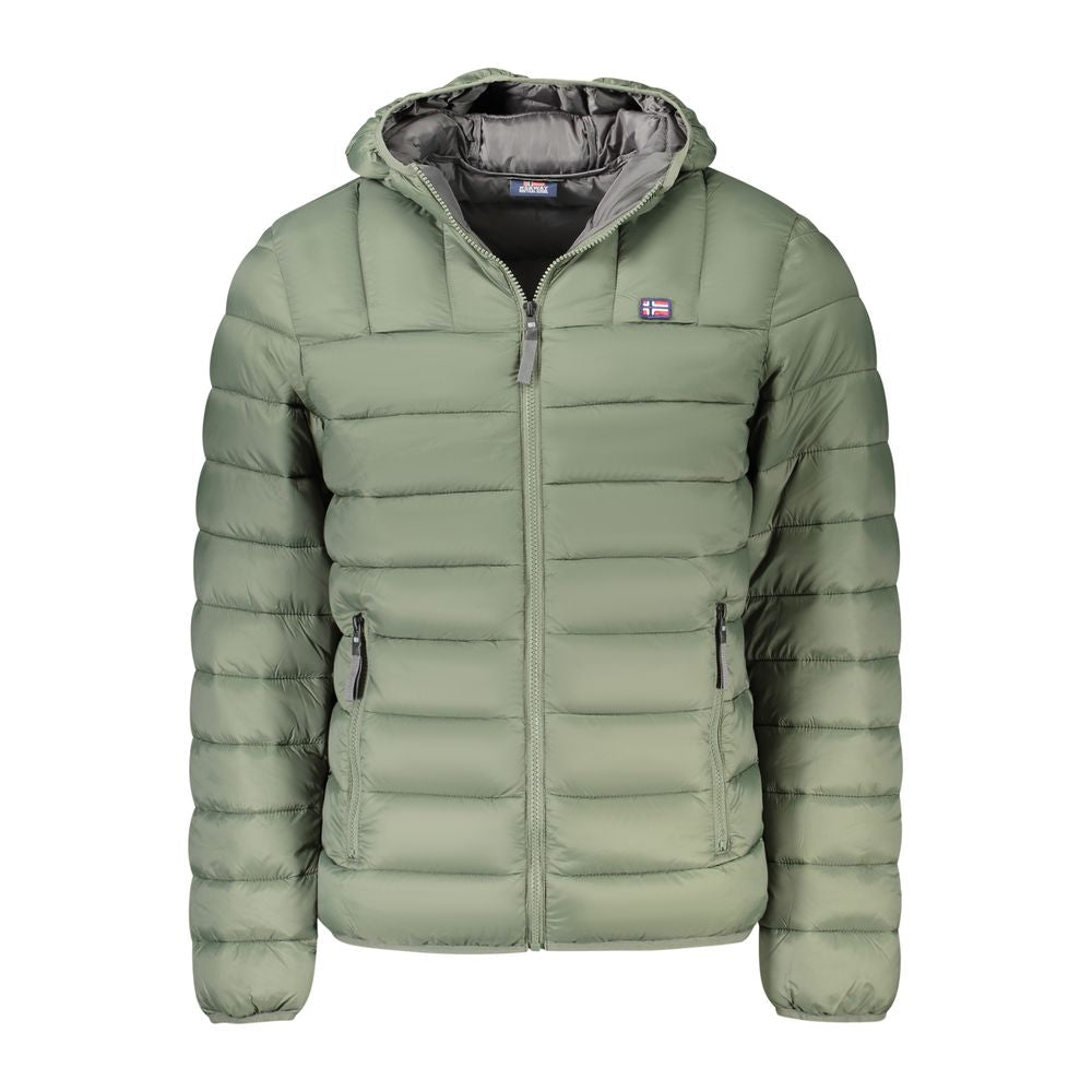 Green Polyamide Men Jacket Norway 1963
