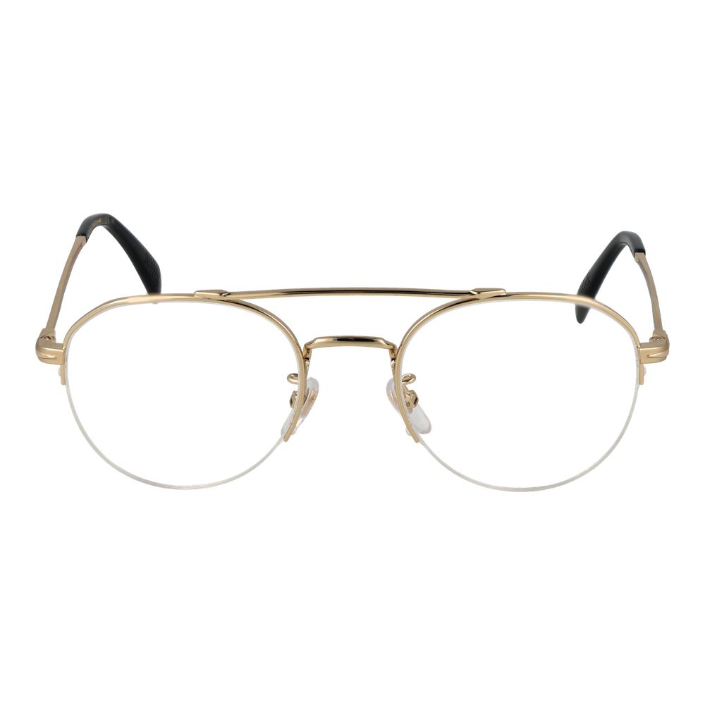 Gold Men Glasses Frame David Beckham